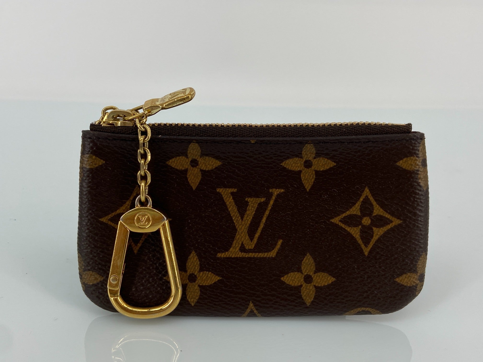 Louis Vuitton Pochette Cles Key Pouch Monogram Canvas