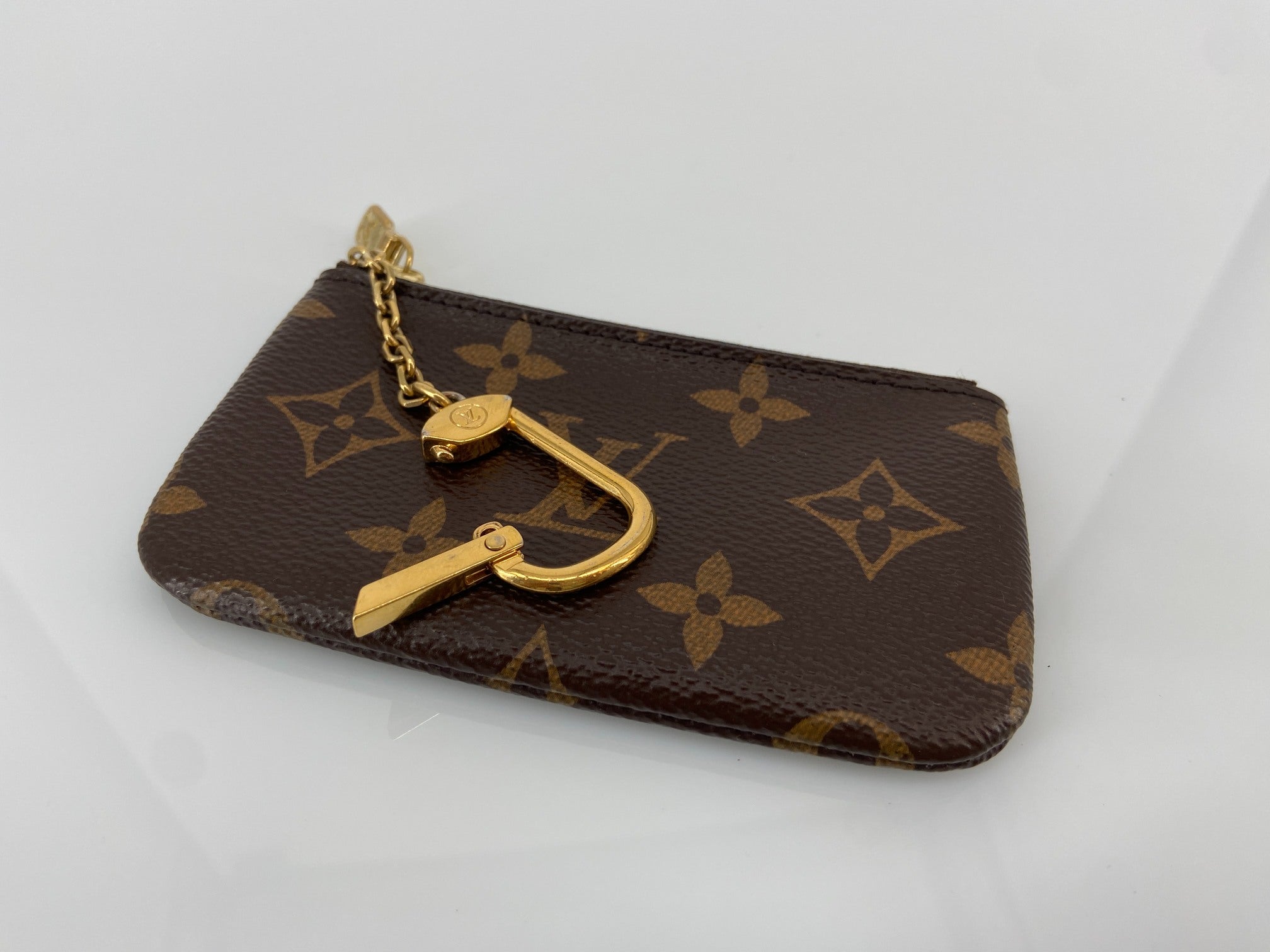 Louis Vuitton Pochette Cles Key Pouch Monogram Canvas