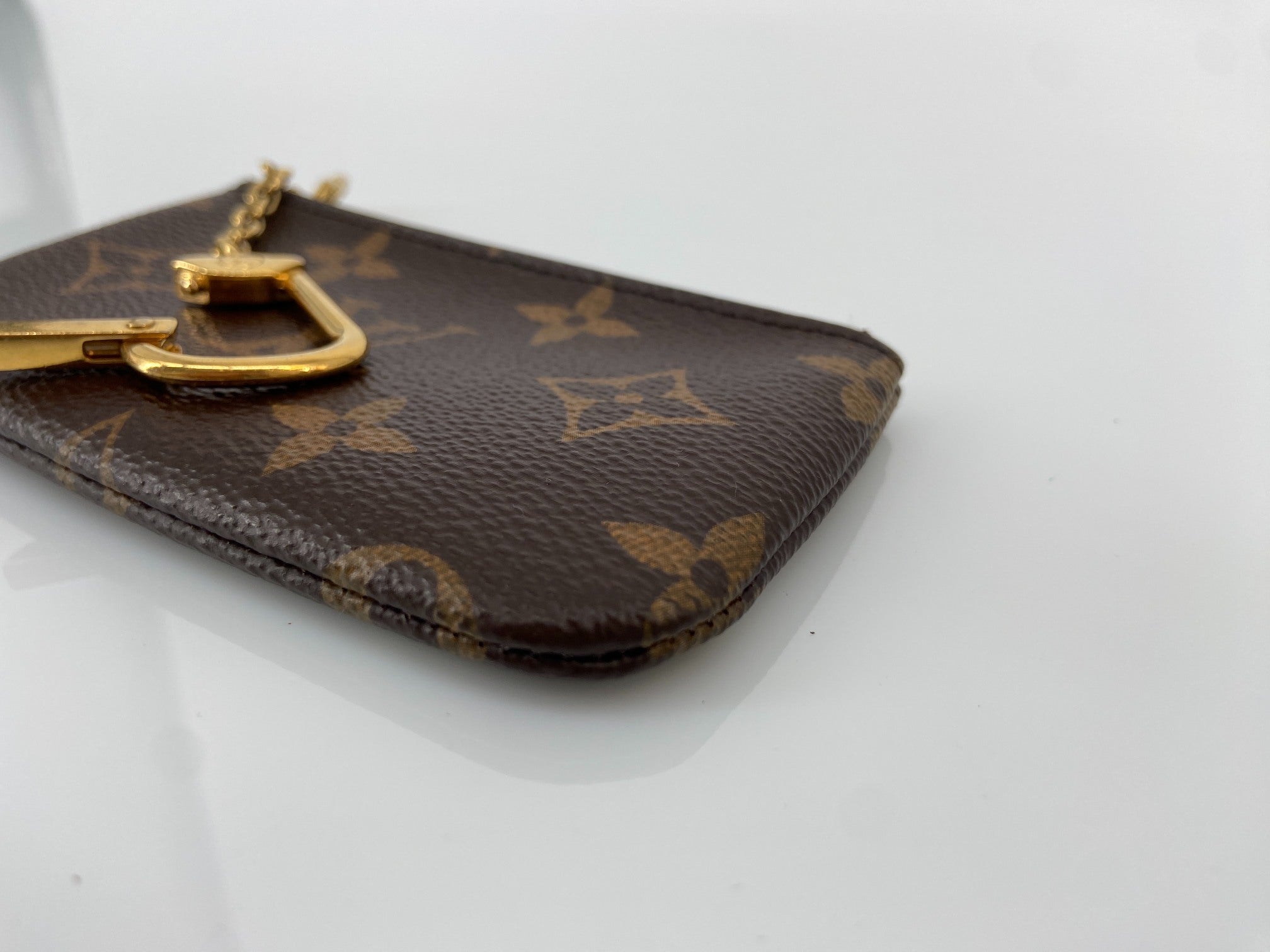 Louis Vuitton Pochette Cles Key Pouch Monogram Canvas