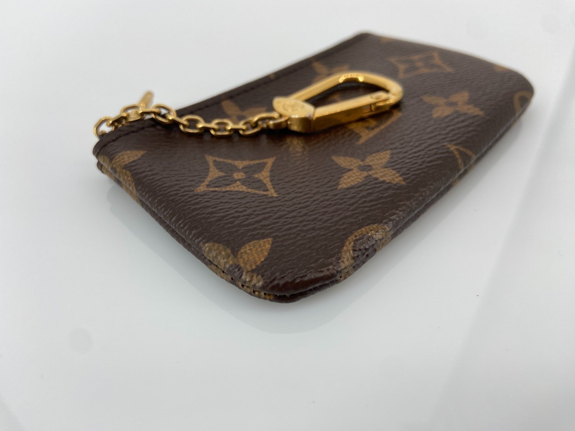 Louis Vuitton Pochette Cles Key Pouch Monogram Canvas