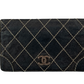 Chanel Matelasse CC Long Wallet Black