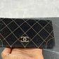 Chanel Matelasse CC Long Wallet Black