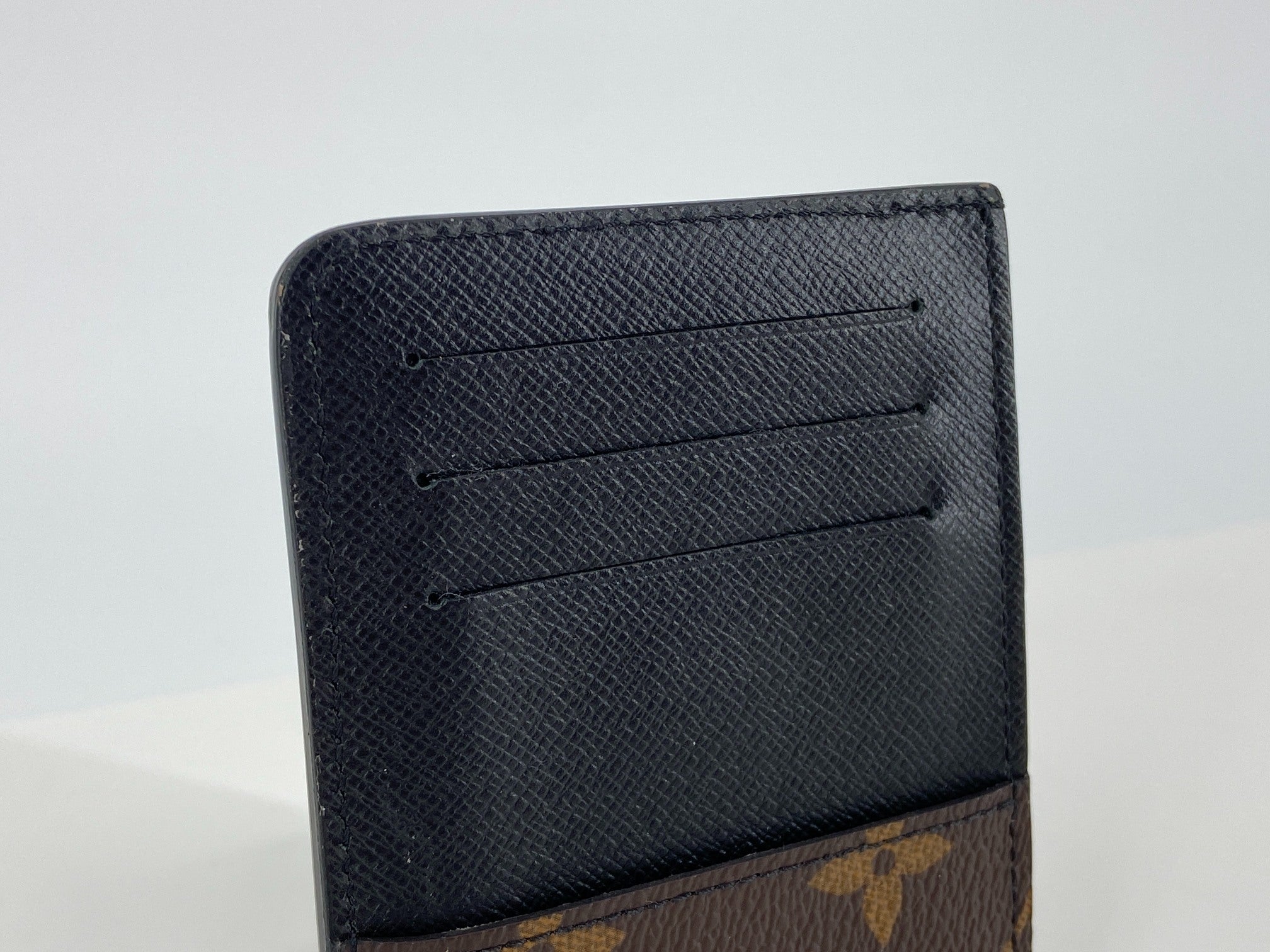 Louis Vuitton Neo Porte Cartes Cardholder Monogram Macassar Canvas