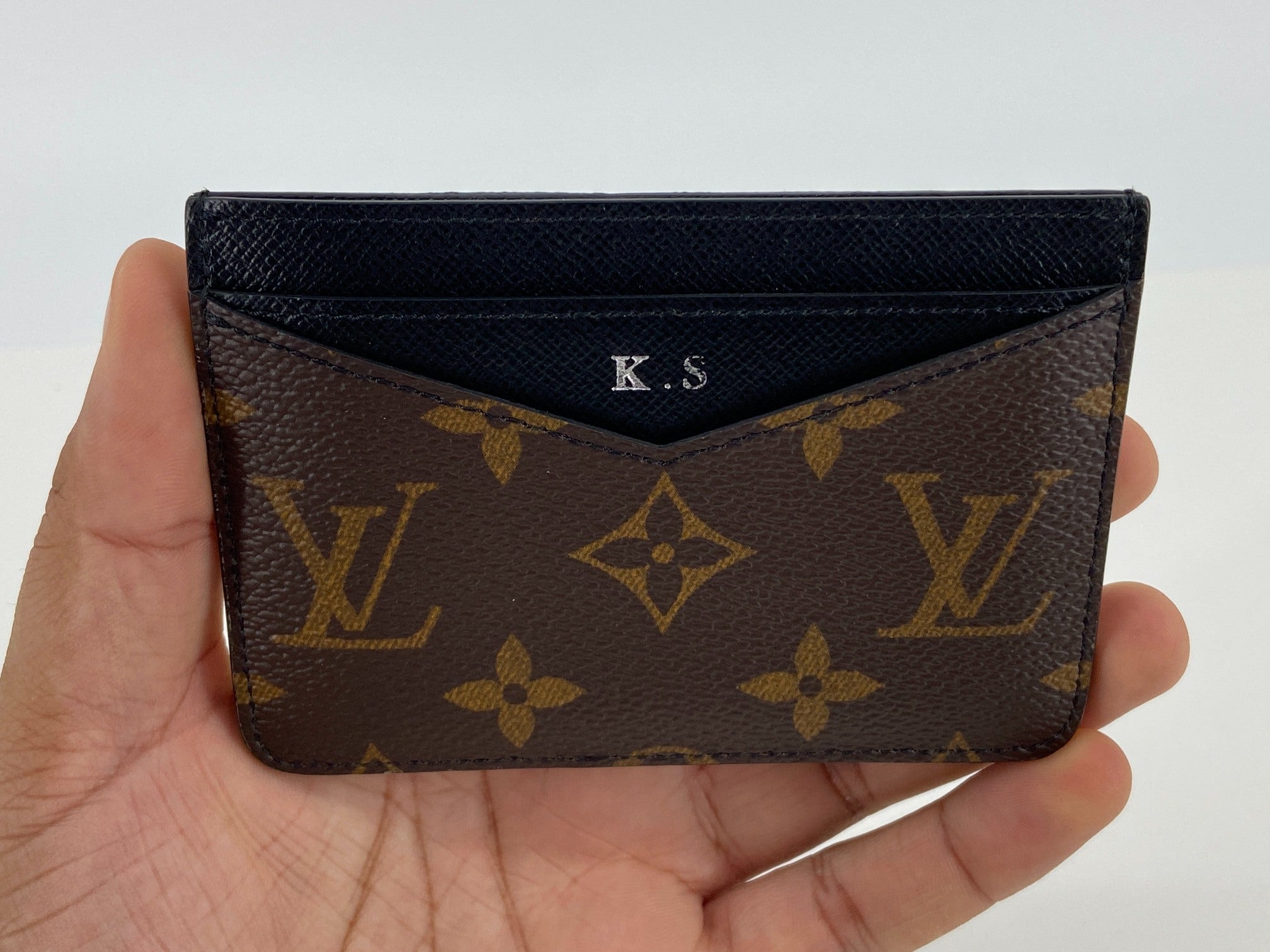 Louis Vuitton Neo Porte Cartes Cardholder Monogram Macassar Canvas