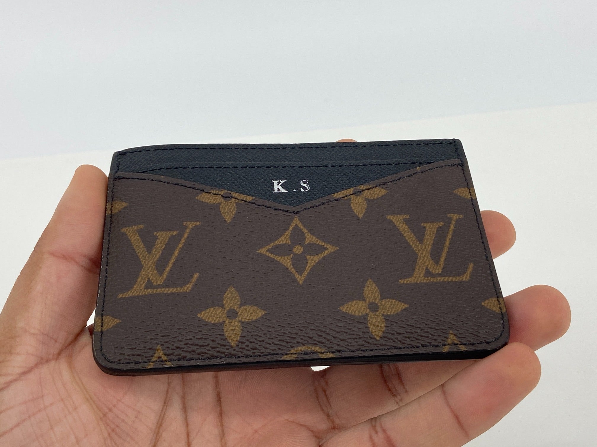 Louis Vuitton Neo Porte Cartes Cardholder Monogram Macassar Canvas