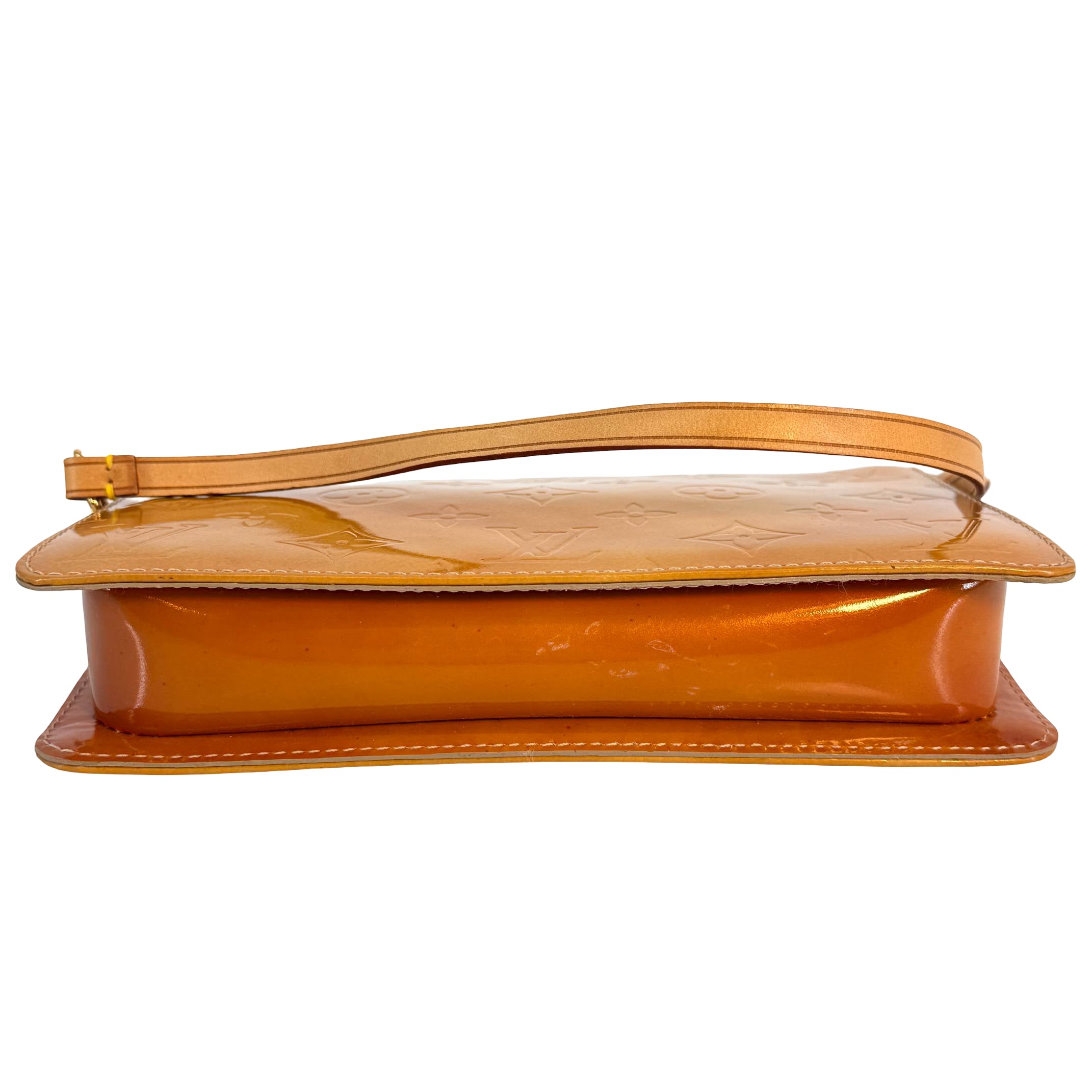 Louis Vuitton Lexington Pochette Gelb Vernis Leder