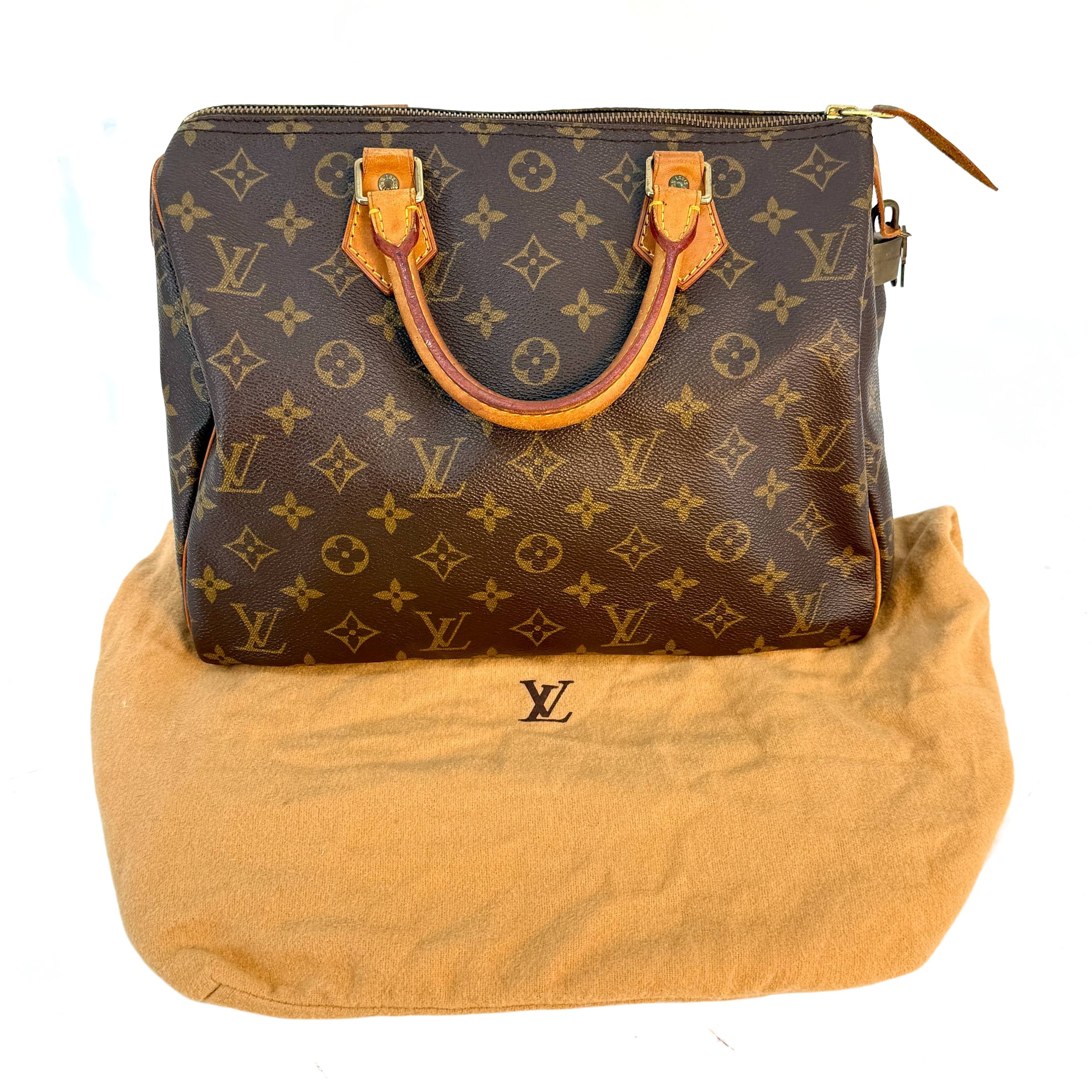 Louis Vuitton Speedy 30 Braun Monogram Canvas