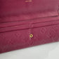 Louis Vuitton Sarah Wallet Pink Empreinte Leather incl. Box
