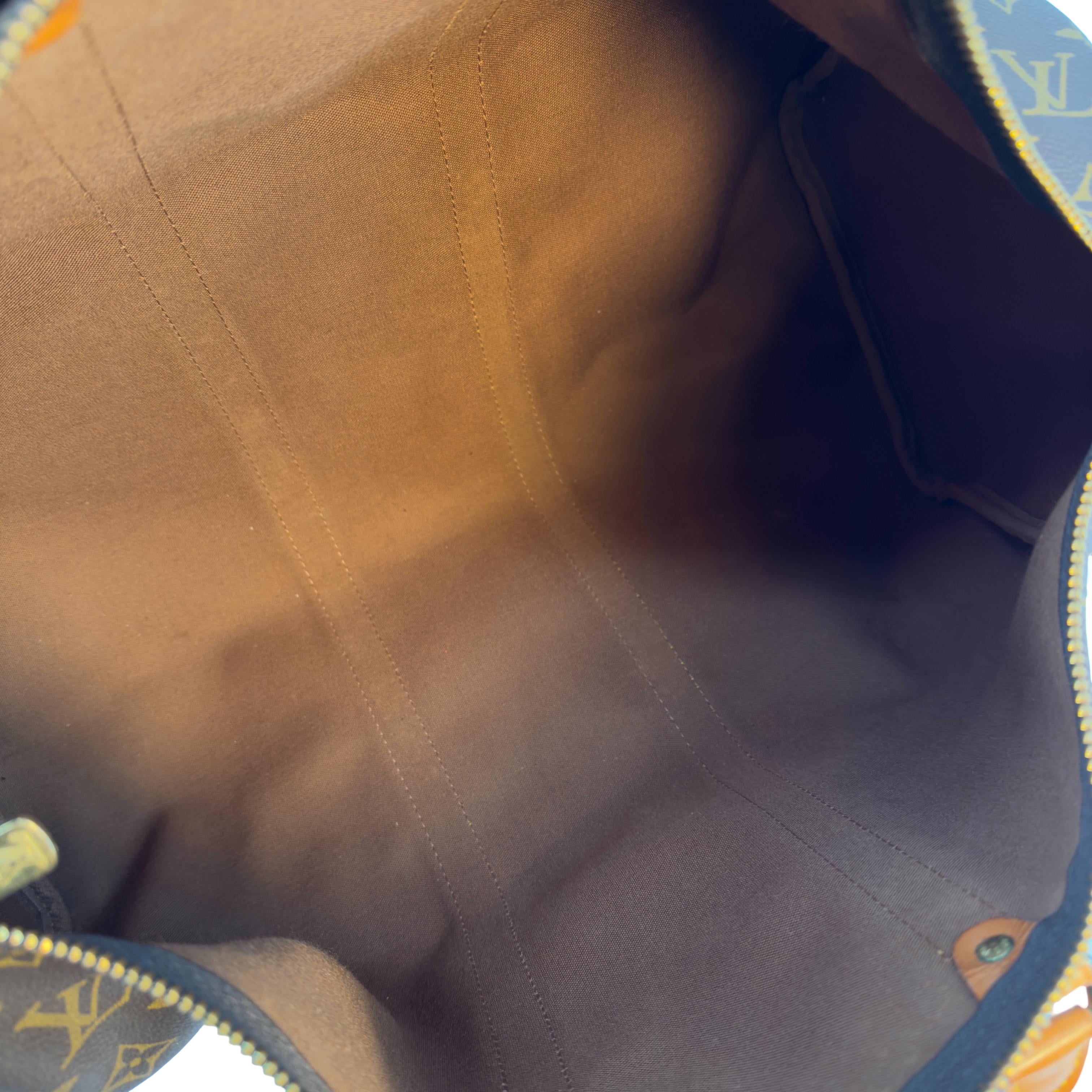 Louis Vuitton Keepall 45 Braun Monogram Canvas