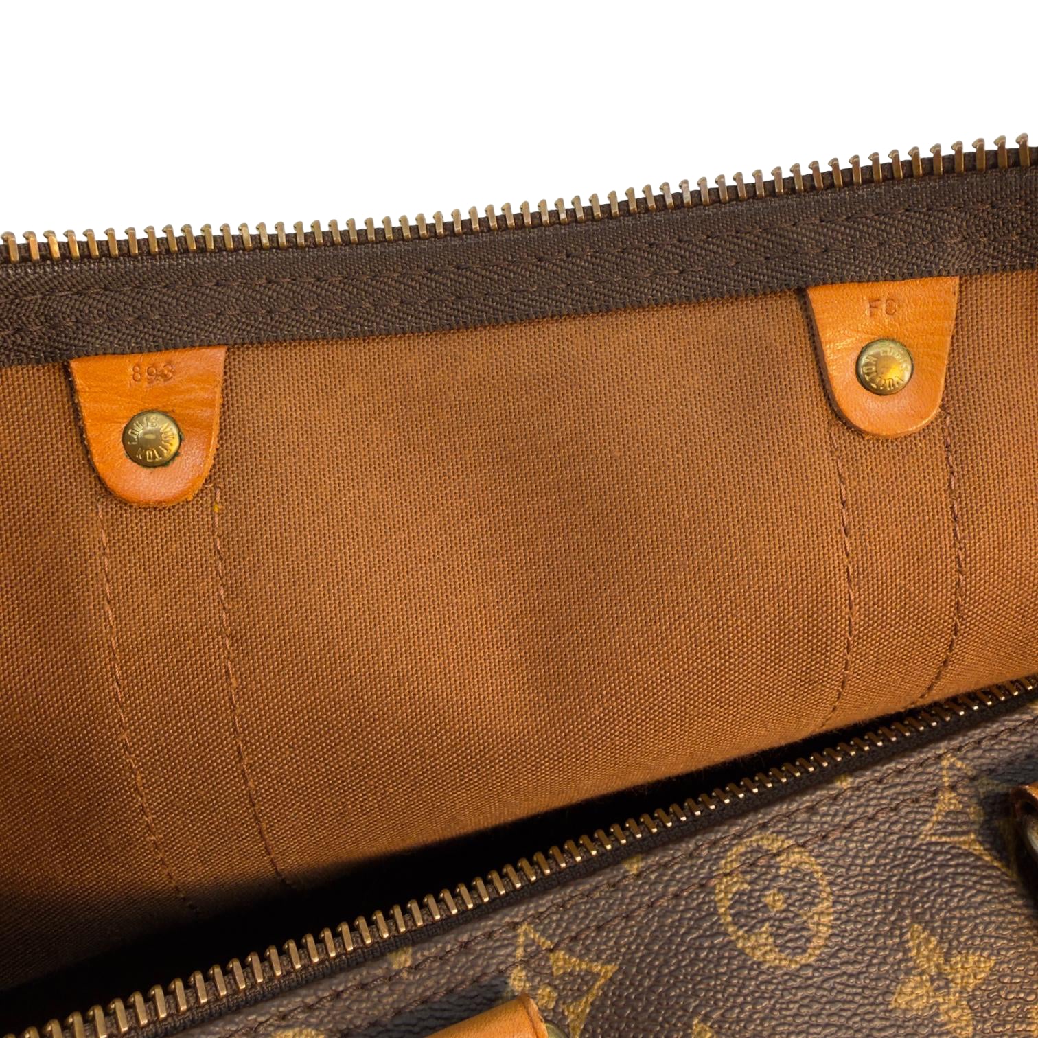 Louis Vuitton Keepall 45 Braun Monogram Canvas