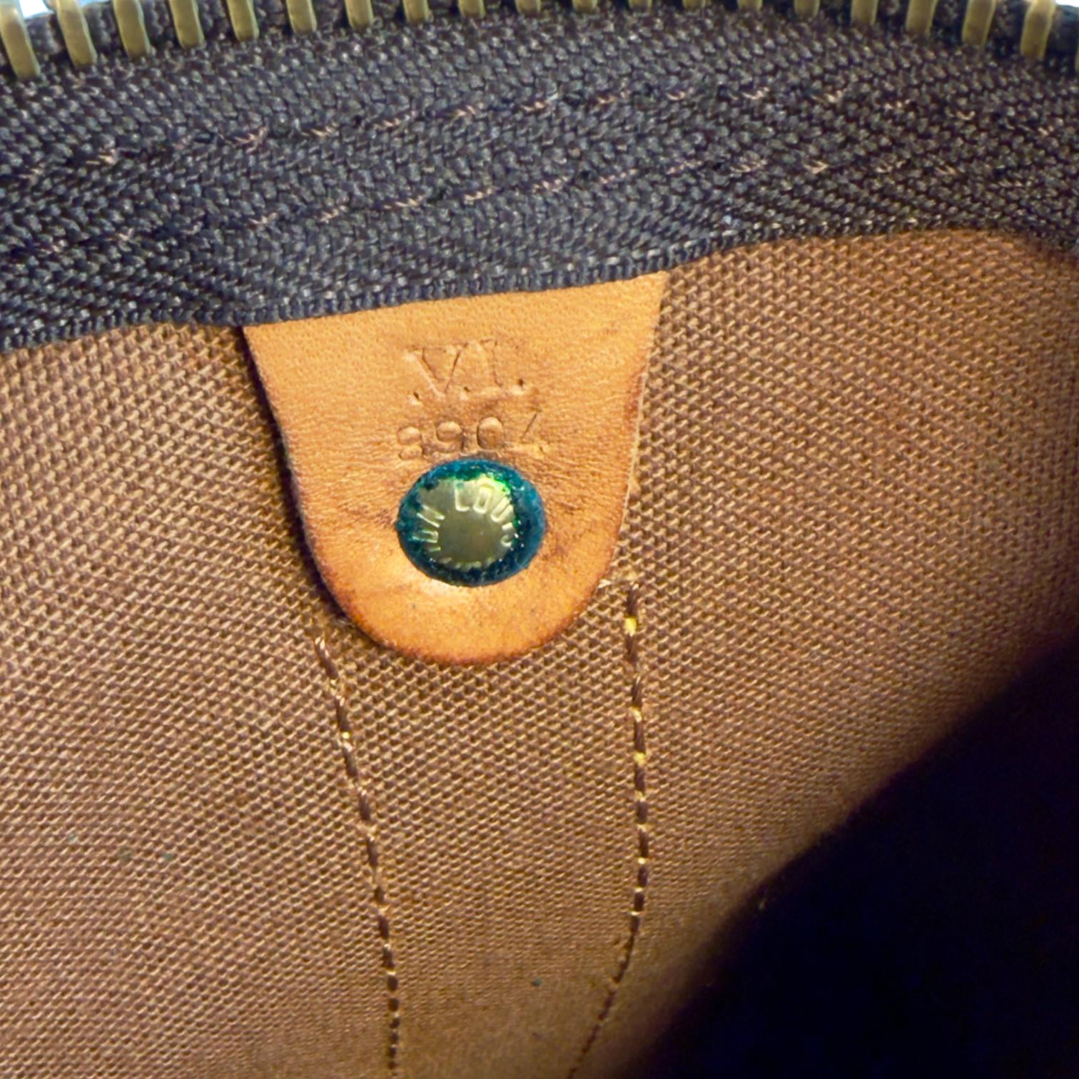 Louis Vuitton Keepall 45 Bandoulière Braun Monogram Canvas