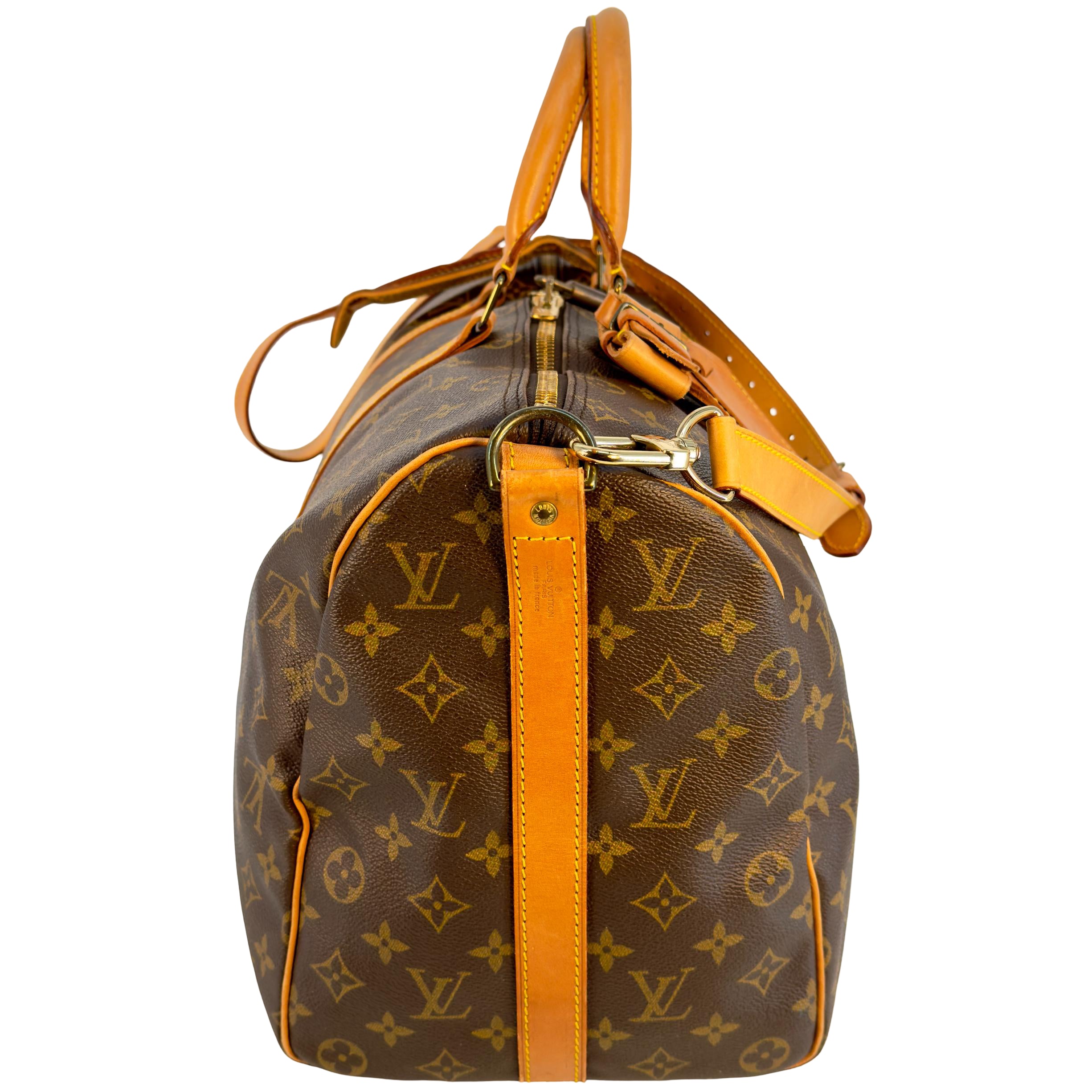Louis Vuitton Keepall 45 Bandoulière Braun Monogram Canvas