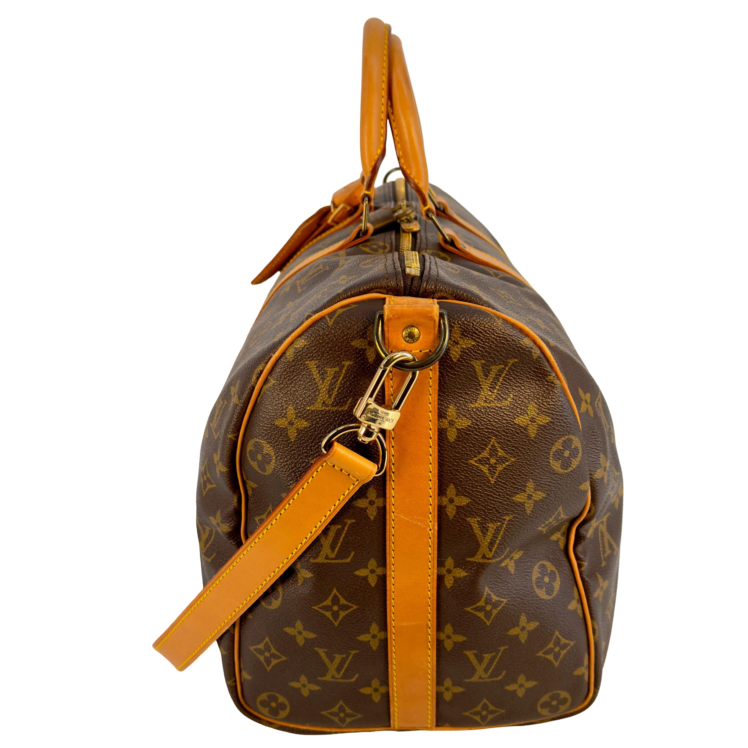Louis Vuitton Keepall 45 Bandoulière Braun Monogram Canvas
