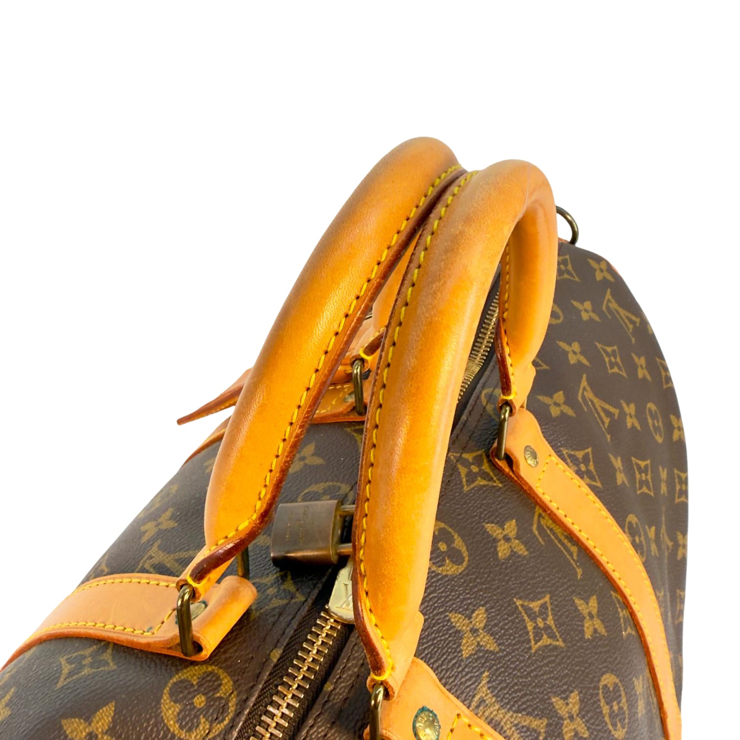 Louis Vuitton Keepall 45 Bandoulière Braun Monogram Canvas