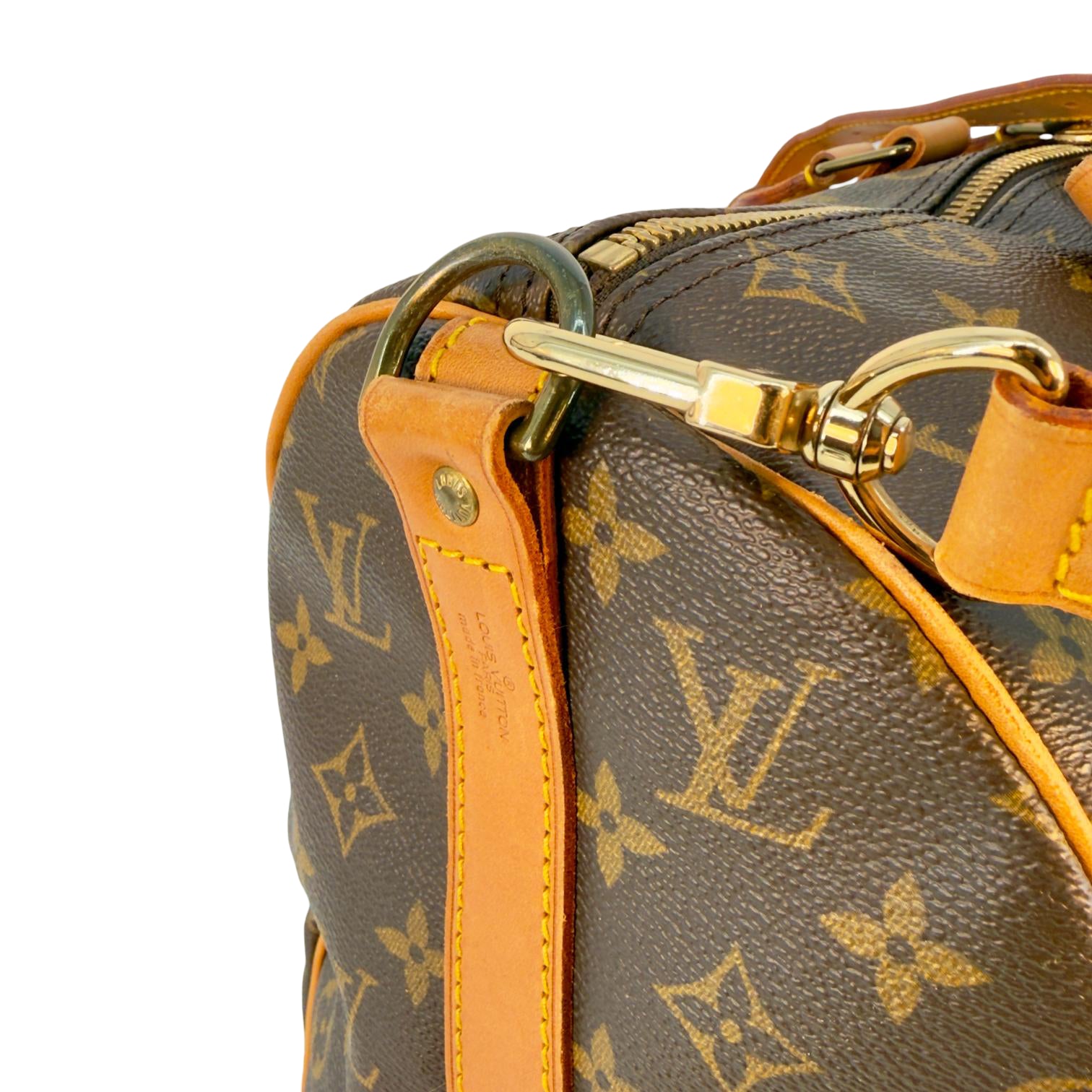 Louis Vuitton Keepall 45 Bandoulière Braun Monogram Canvas