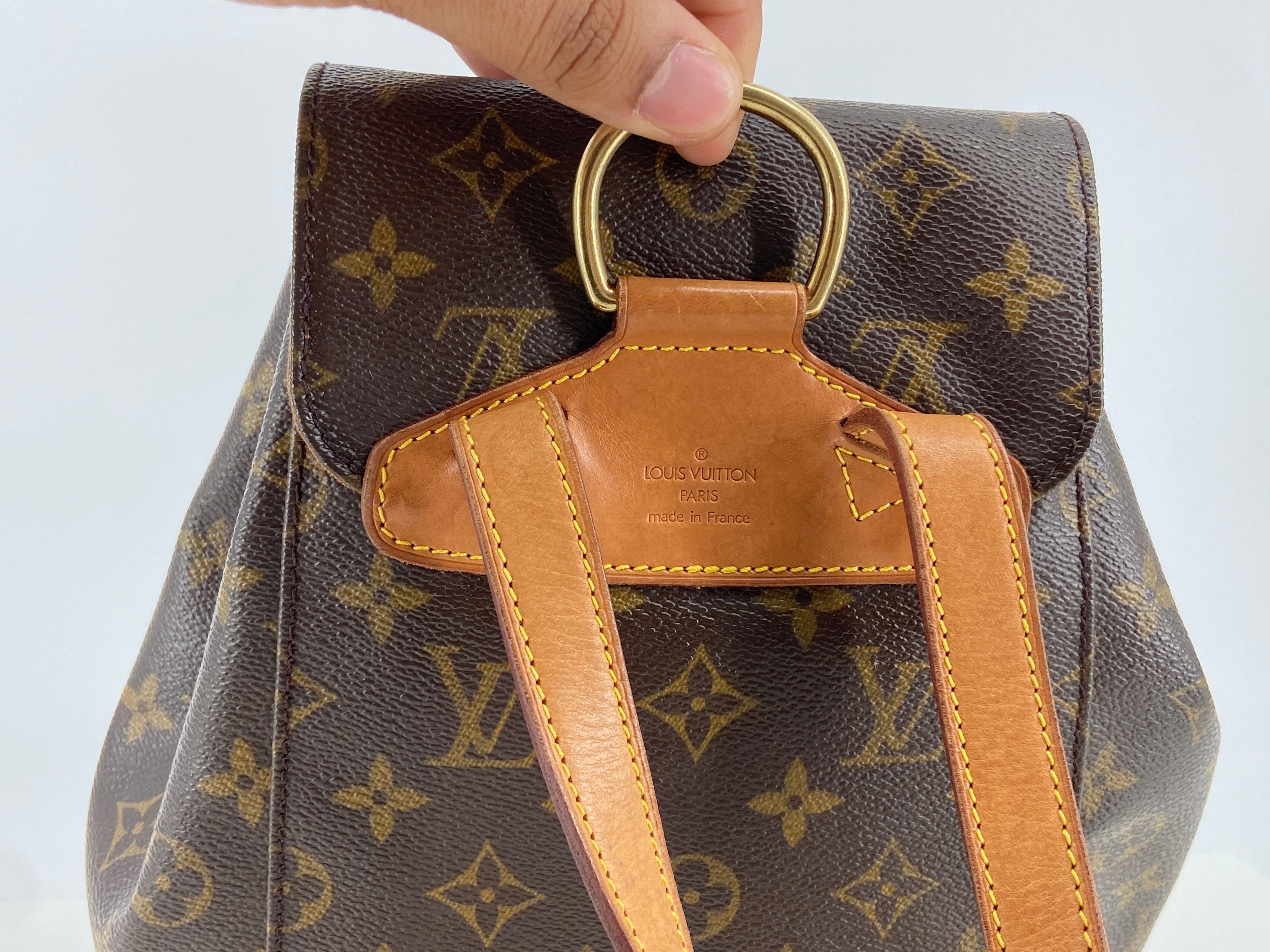 Louis Vuitton Montsouris MM Backpack Monogram Canvas incl. Dustbag