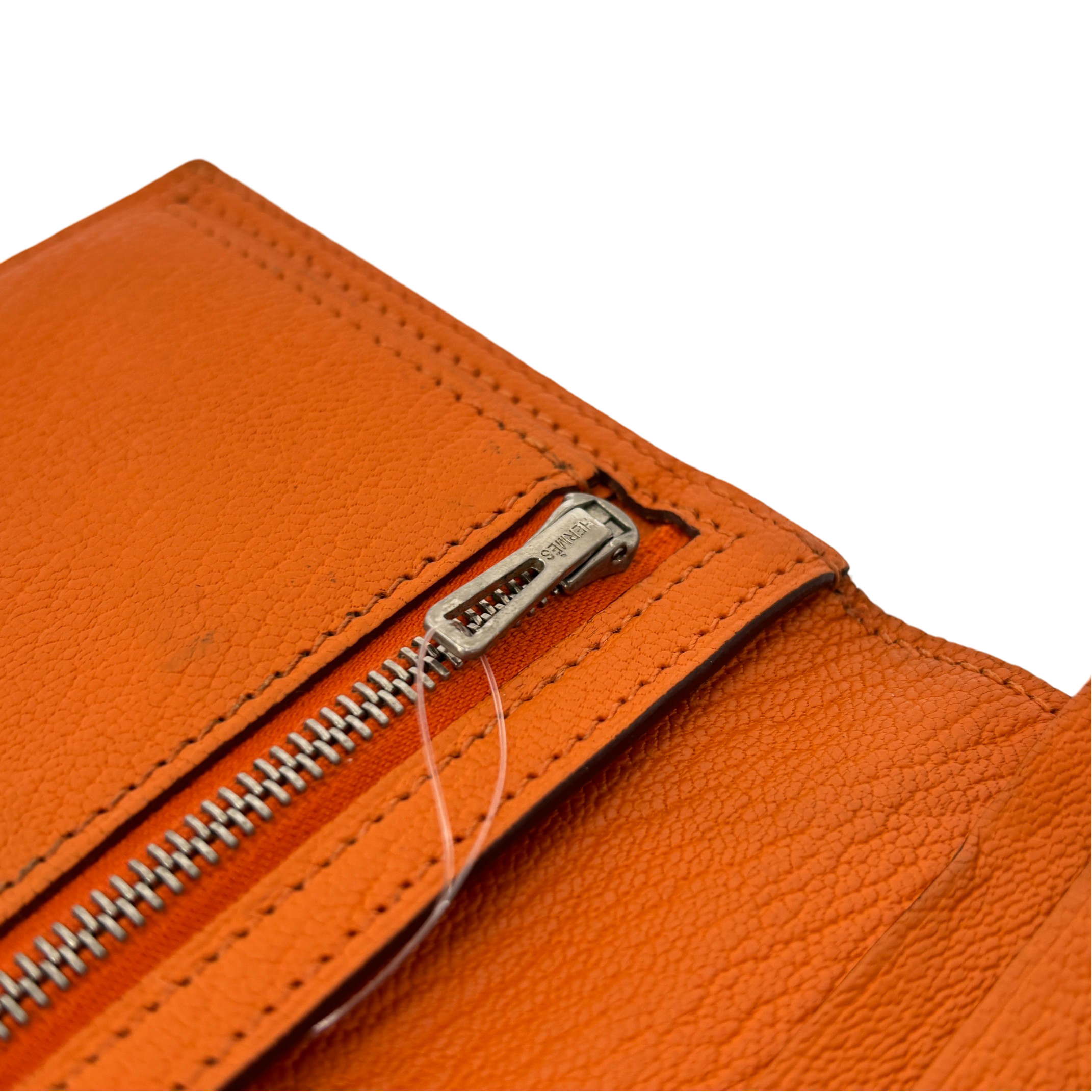 Hermès Béarn Wallet Orange Epsom Leather