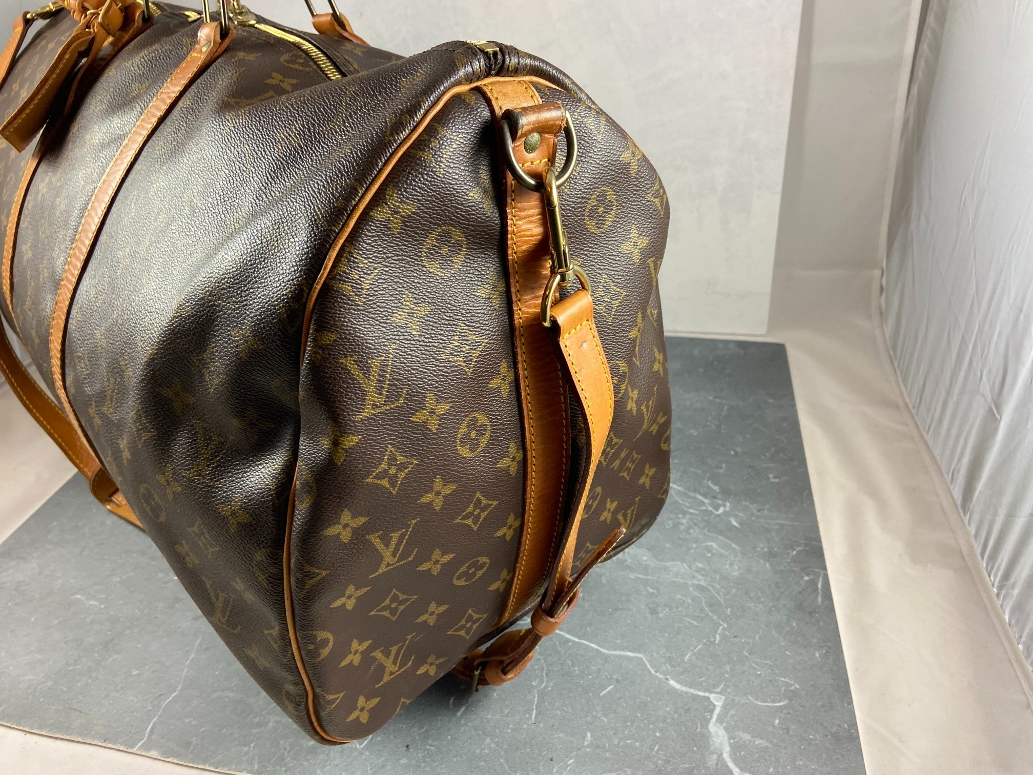 Louis Vuitton Keepall 55 Bandoulière Monogram Canvas