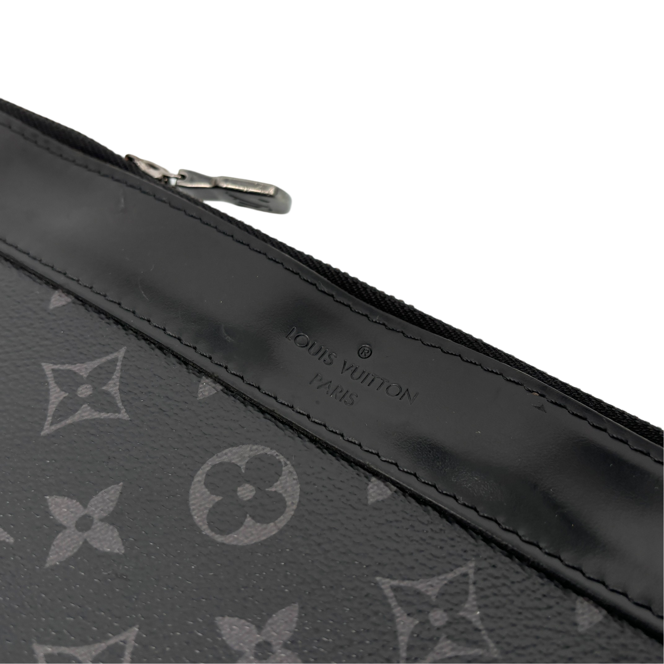 Louis Vuitton Pochette Discovery GM Monogram Eclipse Canvas