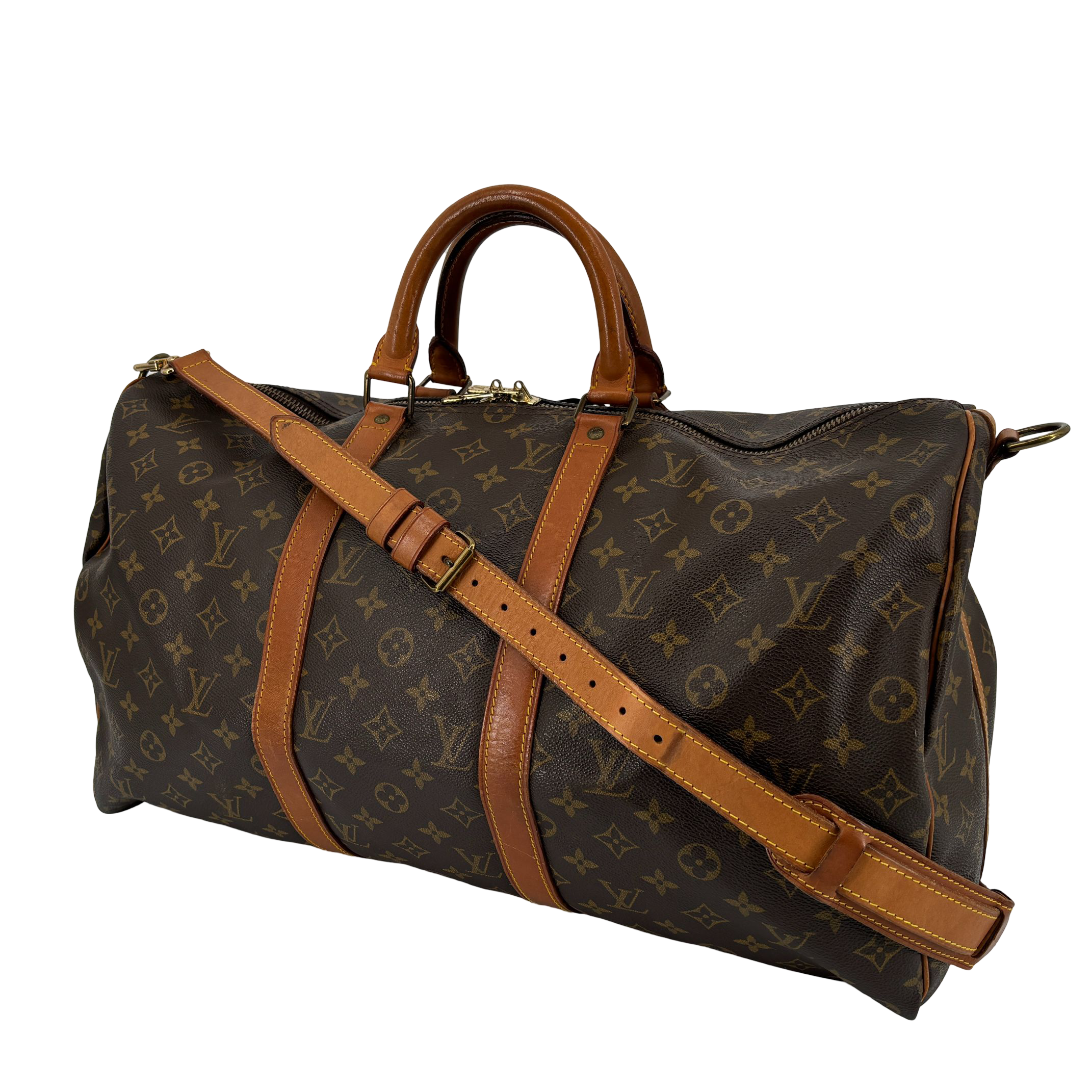 Louis Vuitton Keepall 50 Bandoulière Monogram Canvas