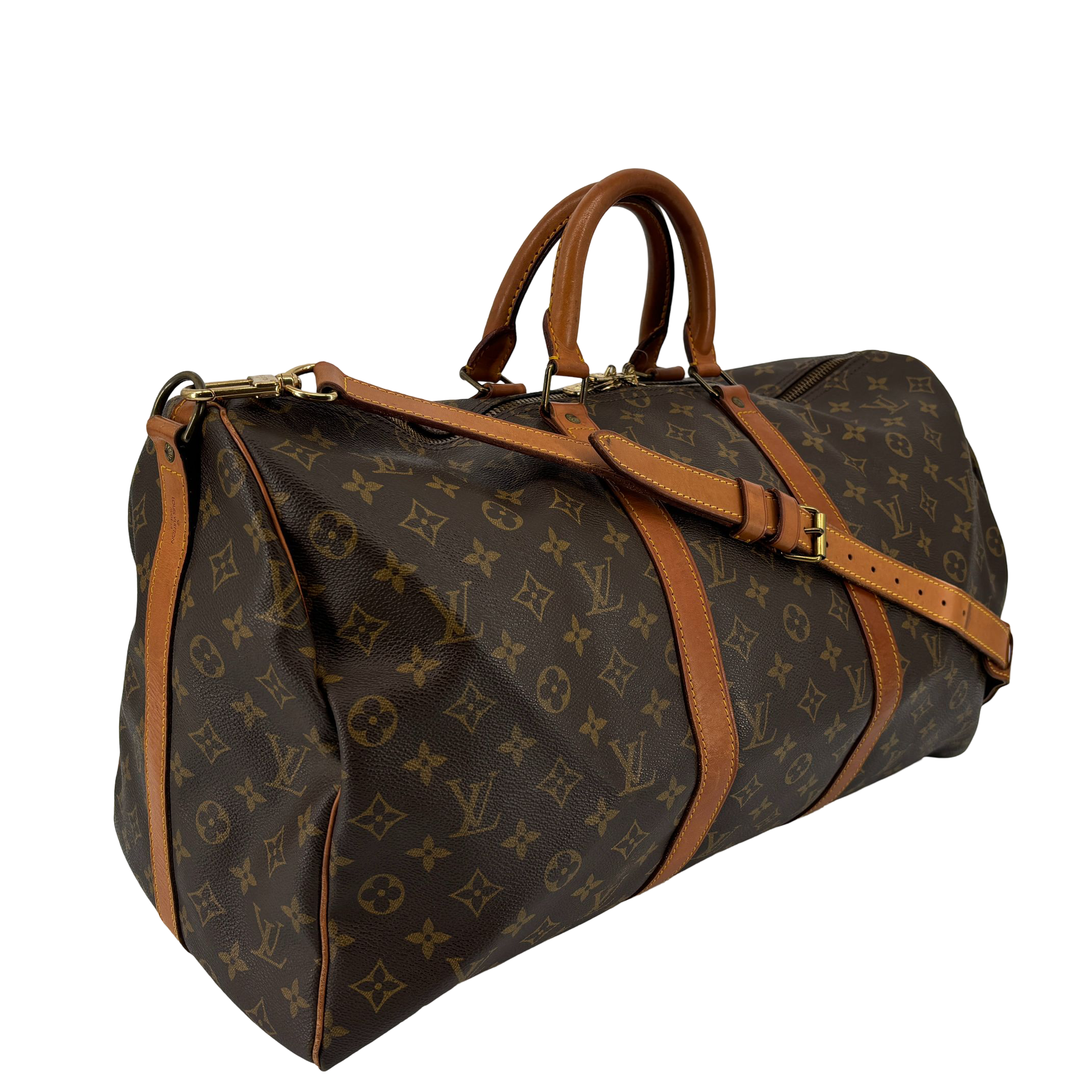 Louis Vuitton Keepall 50 Bandoulière Monogram Canvas