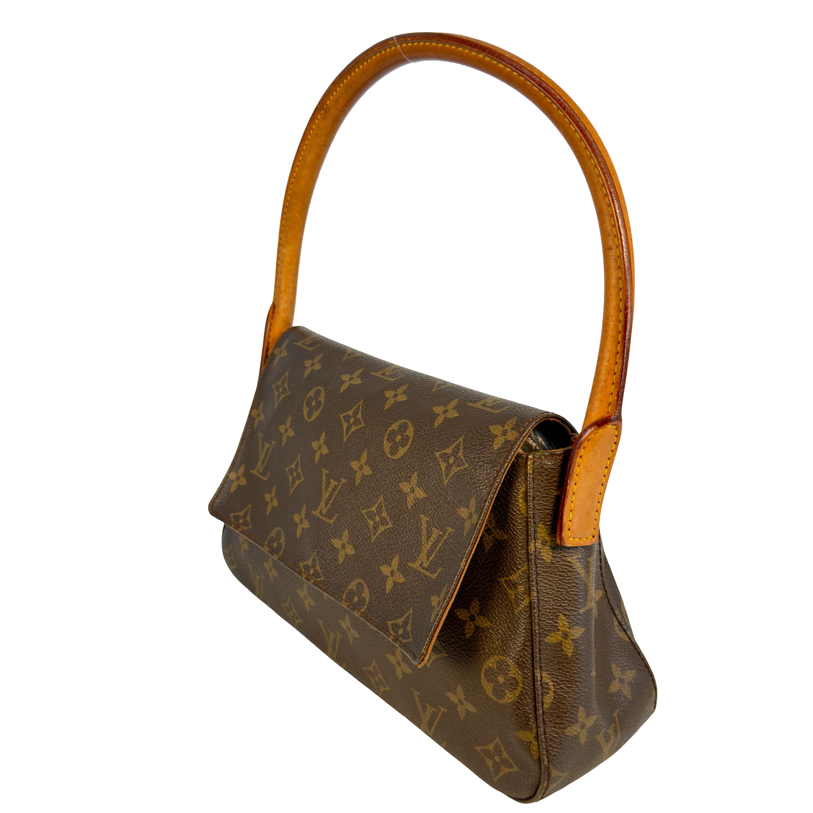Louis Vuitton Looping PM Braun Monogram Canvas