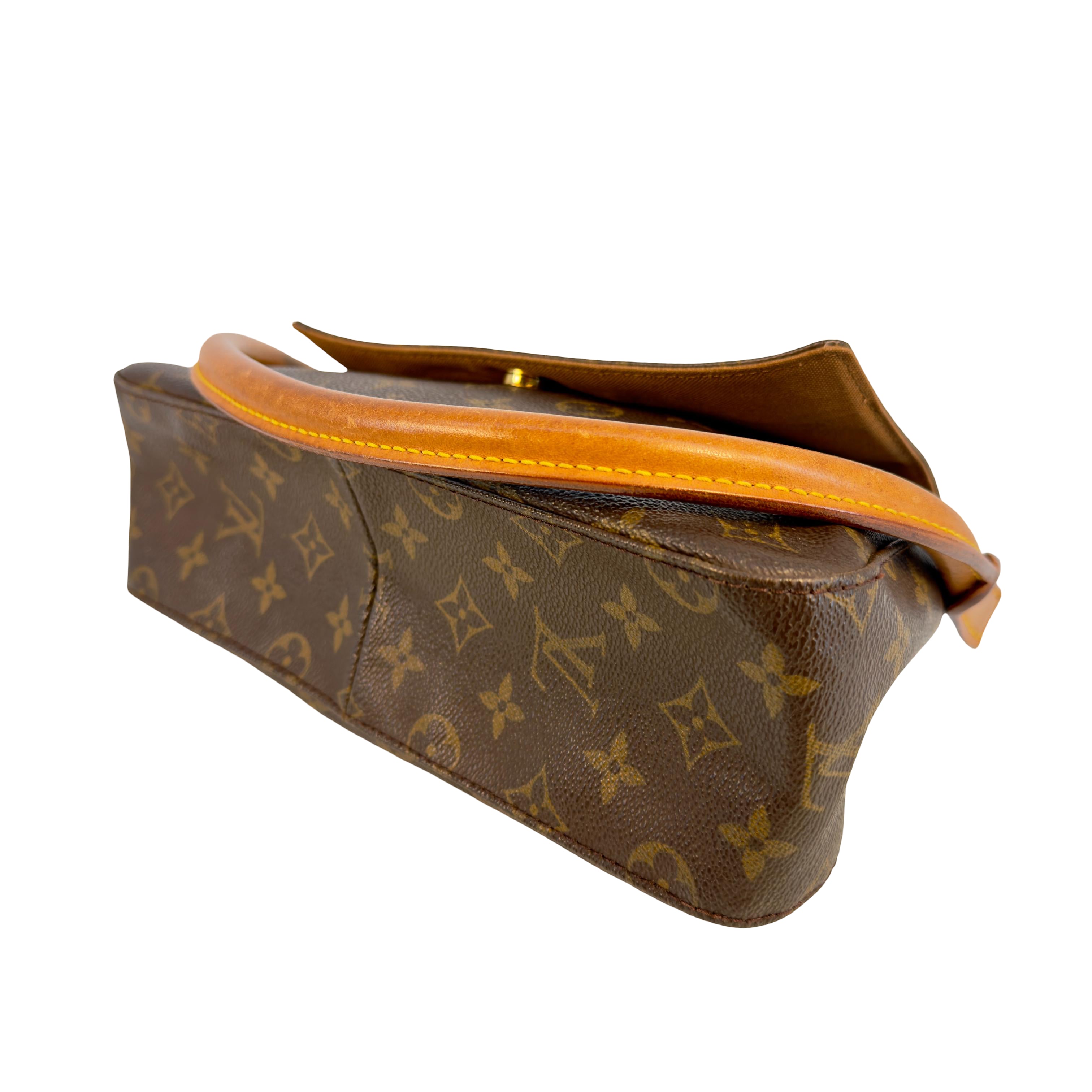 Louis Vuitton Looping PM Braun Monogram Canvas