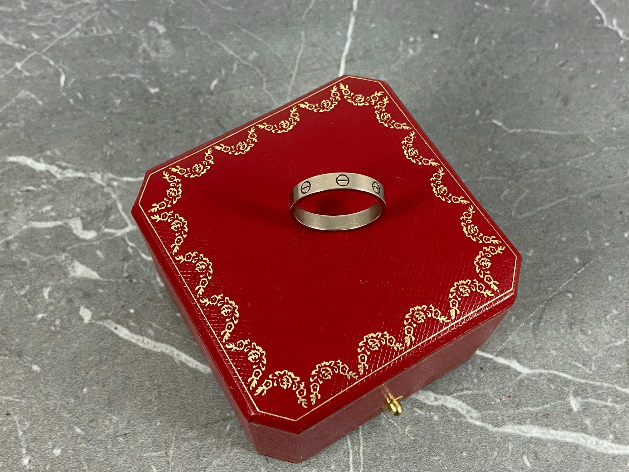 Cartier Love Ring White Gold Size 60 incl. Box