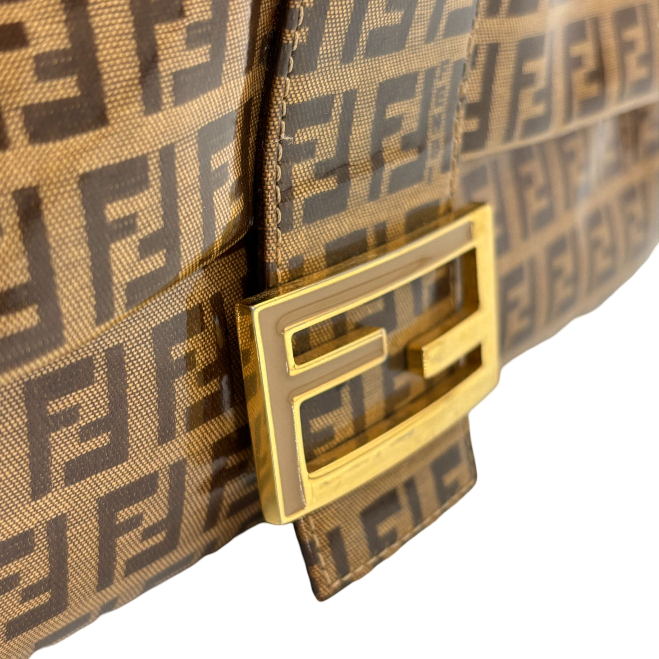 Fendi Mamma Baguette Bag Beige Zucchino Monogram