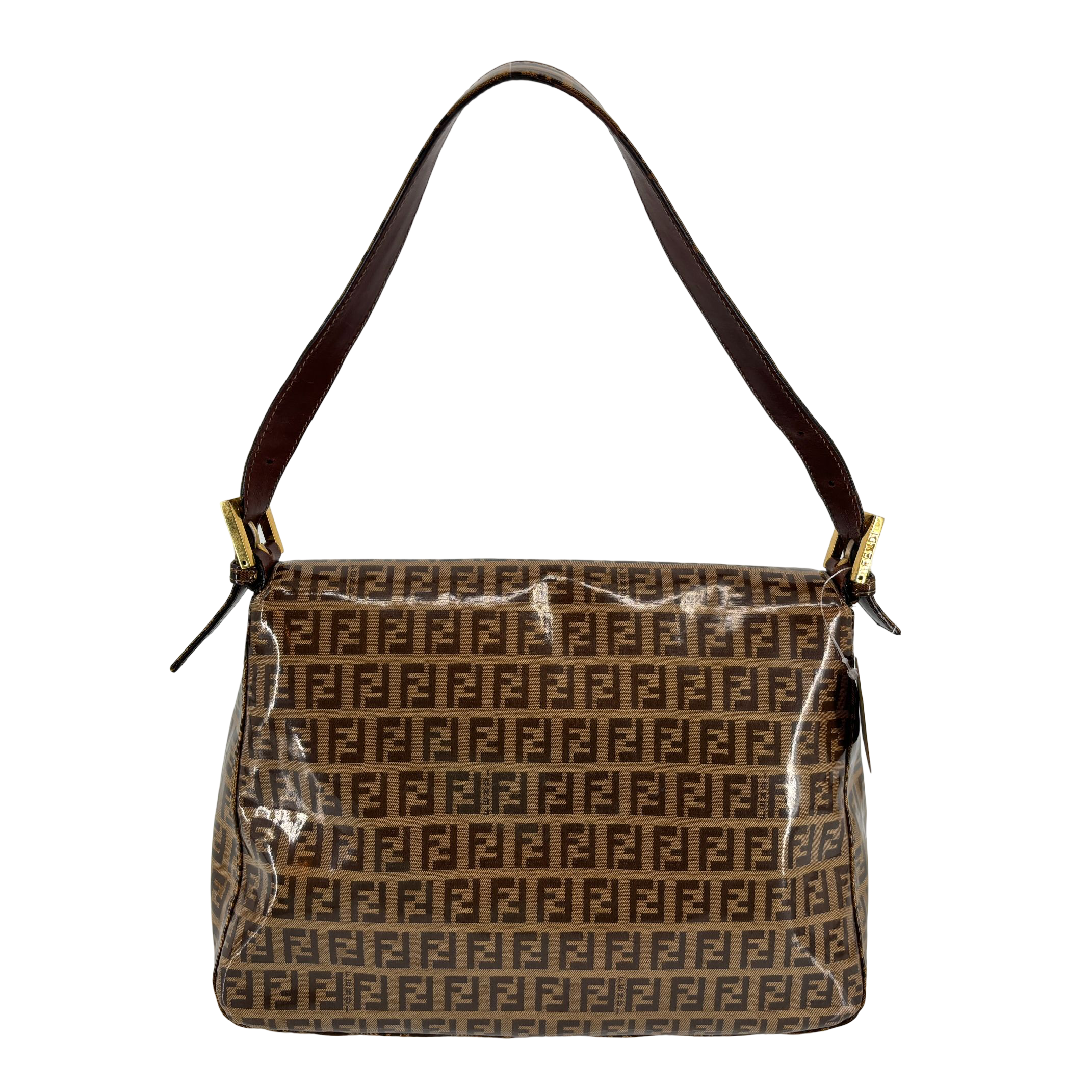 Fendi Mamma Baguette Bag Beige Zucchino Monogram