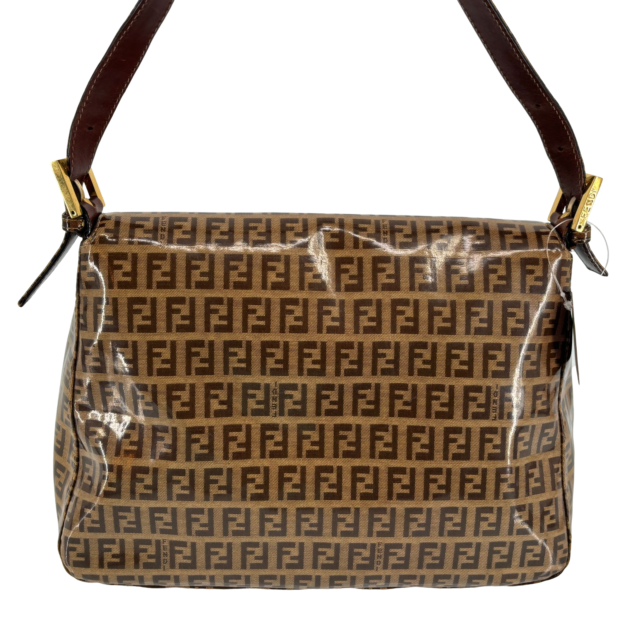 Fendi Mamma Baguette Bag Beige Zucchino Monogram