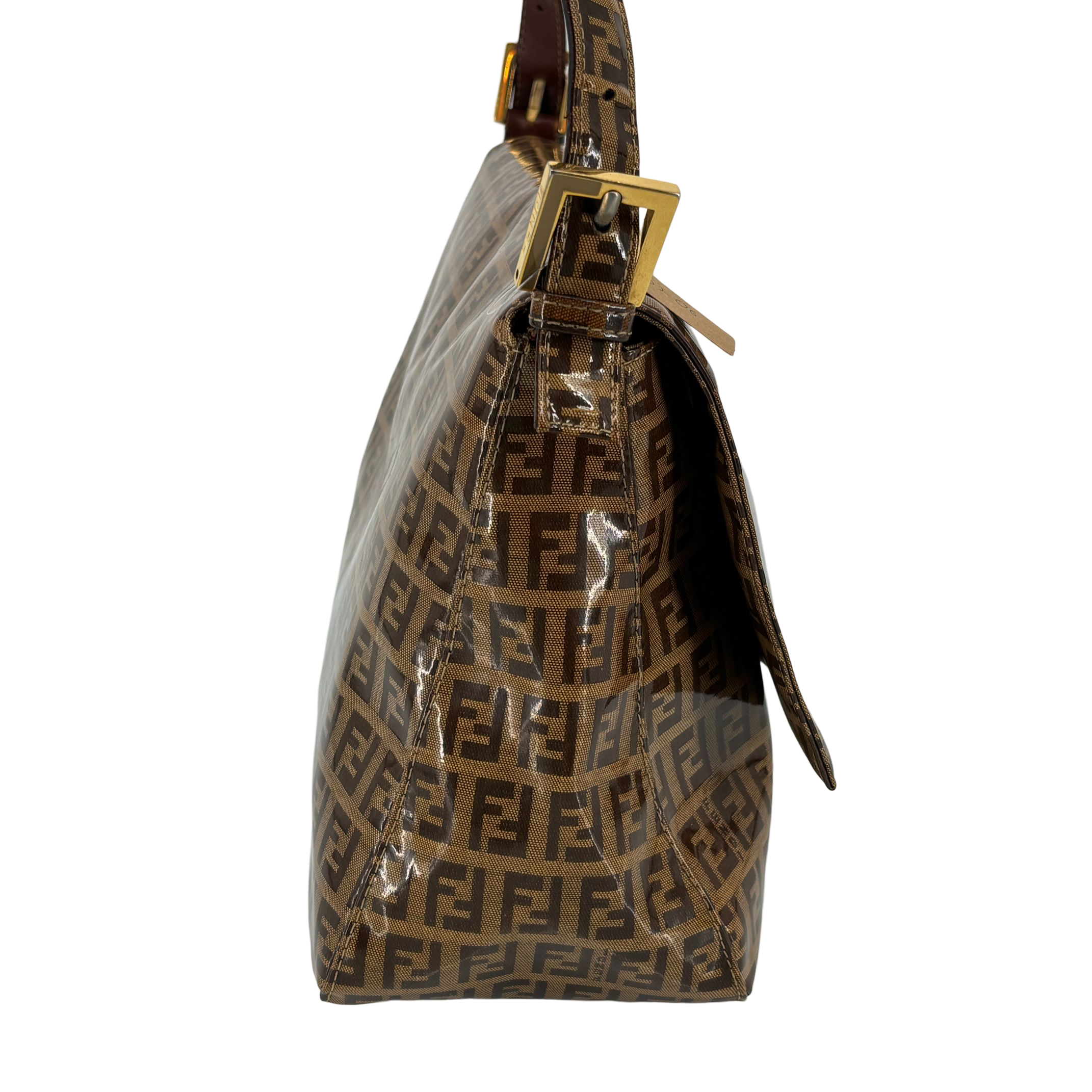 Fendi Mamma Baguette Bag Beige Zucchino Monogram