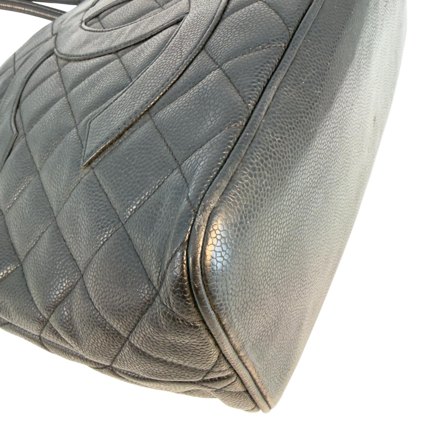 Chanel Medallion Tote Schwarz Caviar Leder