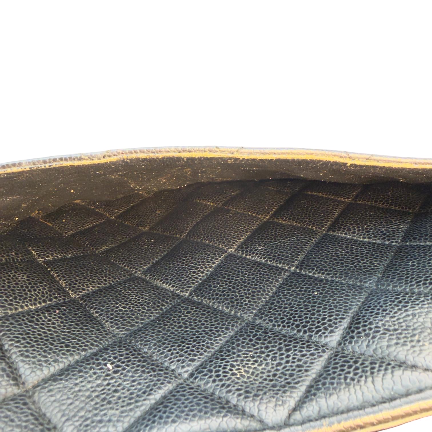 Chanel Medallion Tote Schwarz Caviar Leder