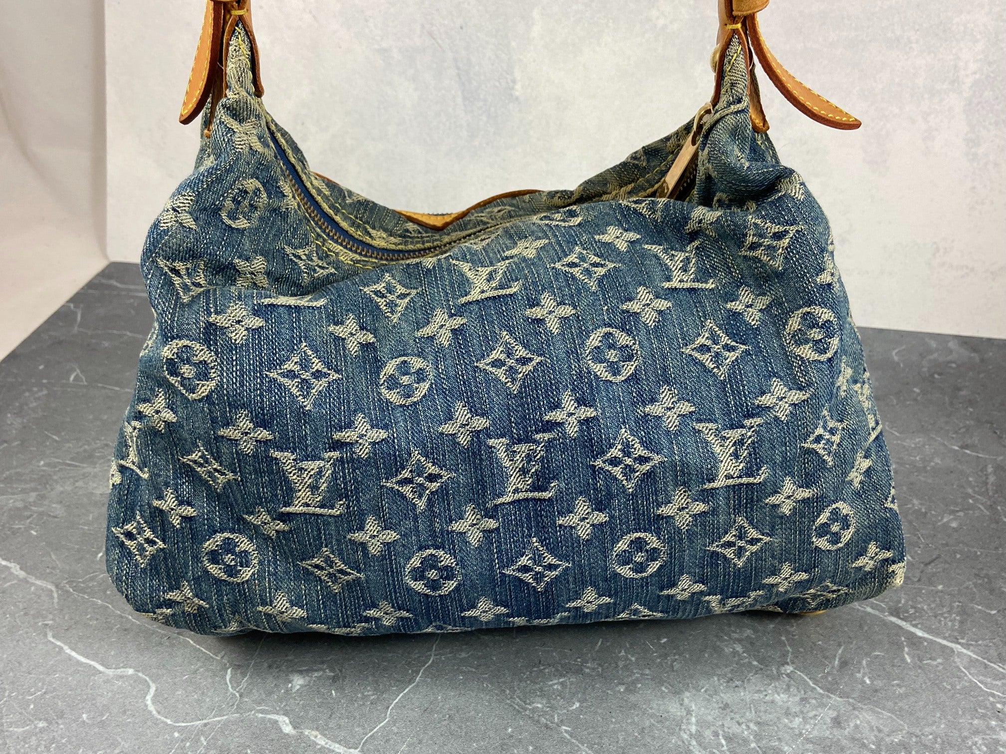 Louis Vuitton Baggy PM Monogram Canvas Bag Blue