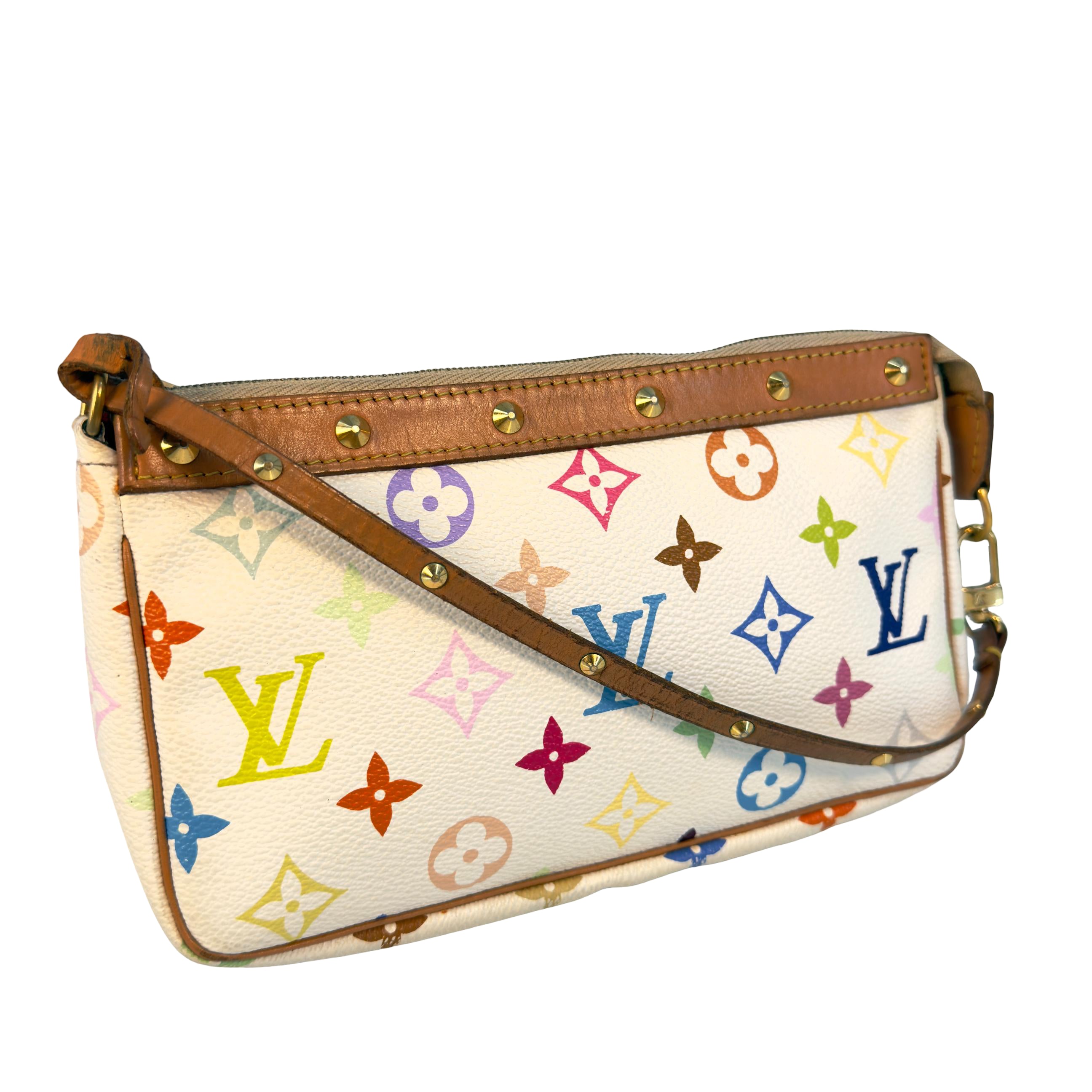 Louis Vuitton Pochette Accessoires Murakami Multicolor Canvas