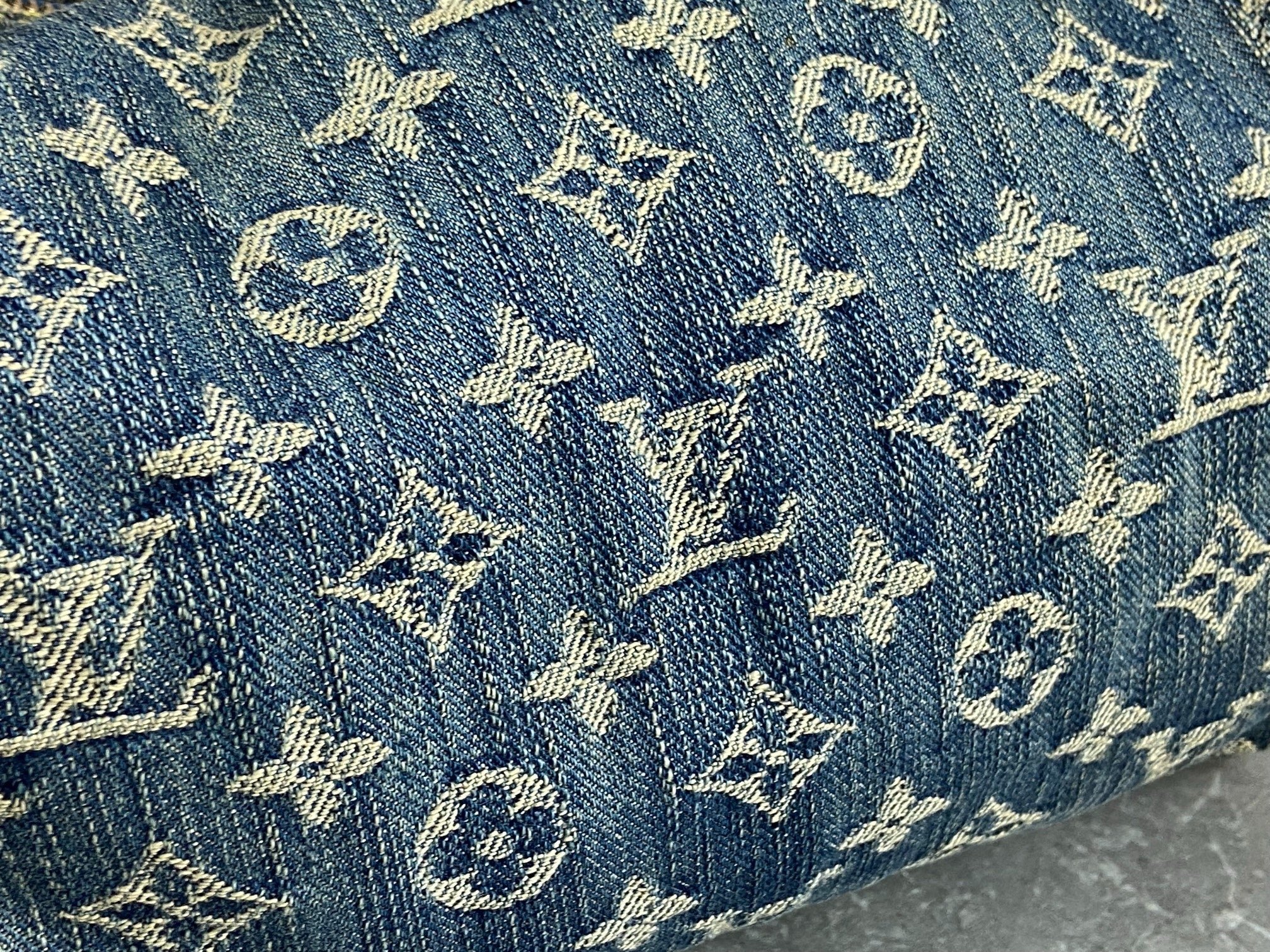 Louis Vuitton Baggy PM Monogram Canvas Bag Blue