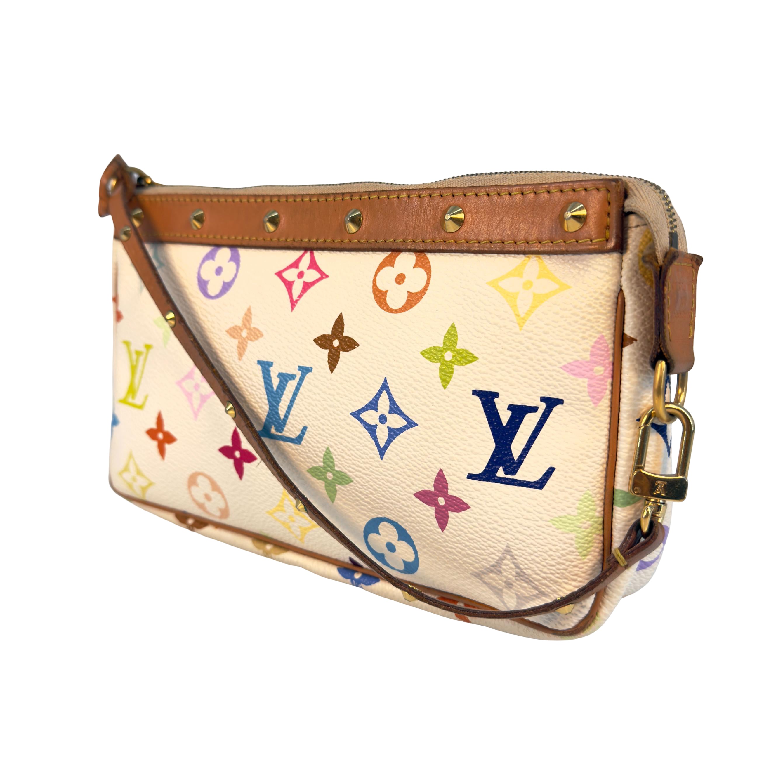 Louis Vuitton Pochette Accessoires Murakami Multicolor Canvas