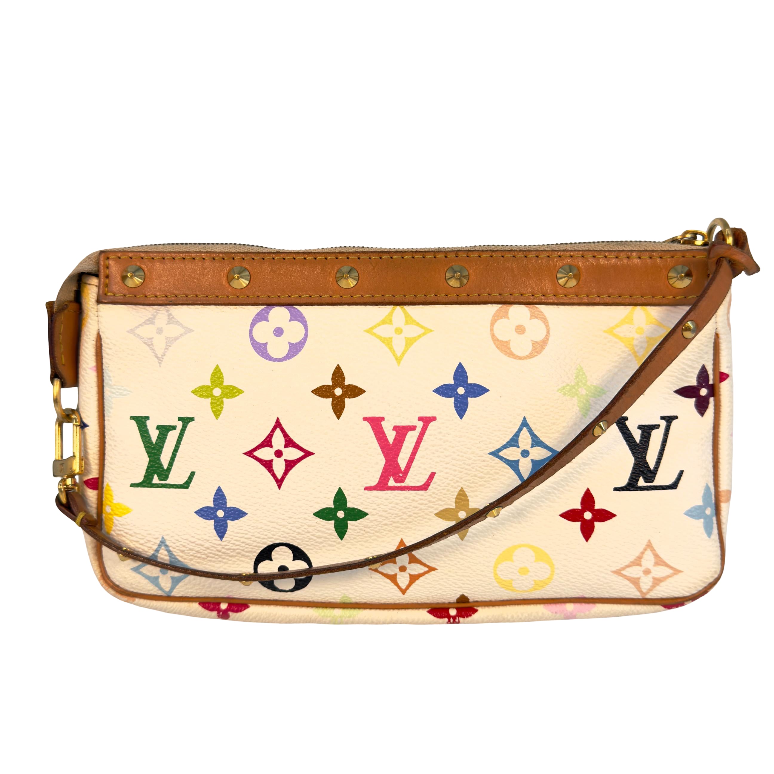 Louis Vuitton Pochette Accessoires Murakami Multicolor Canvas