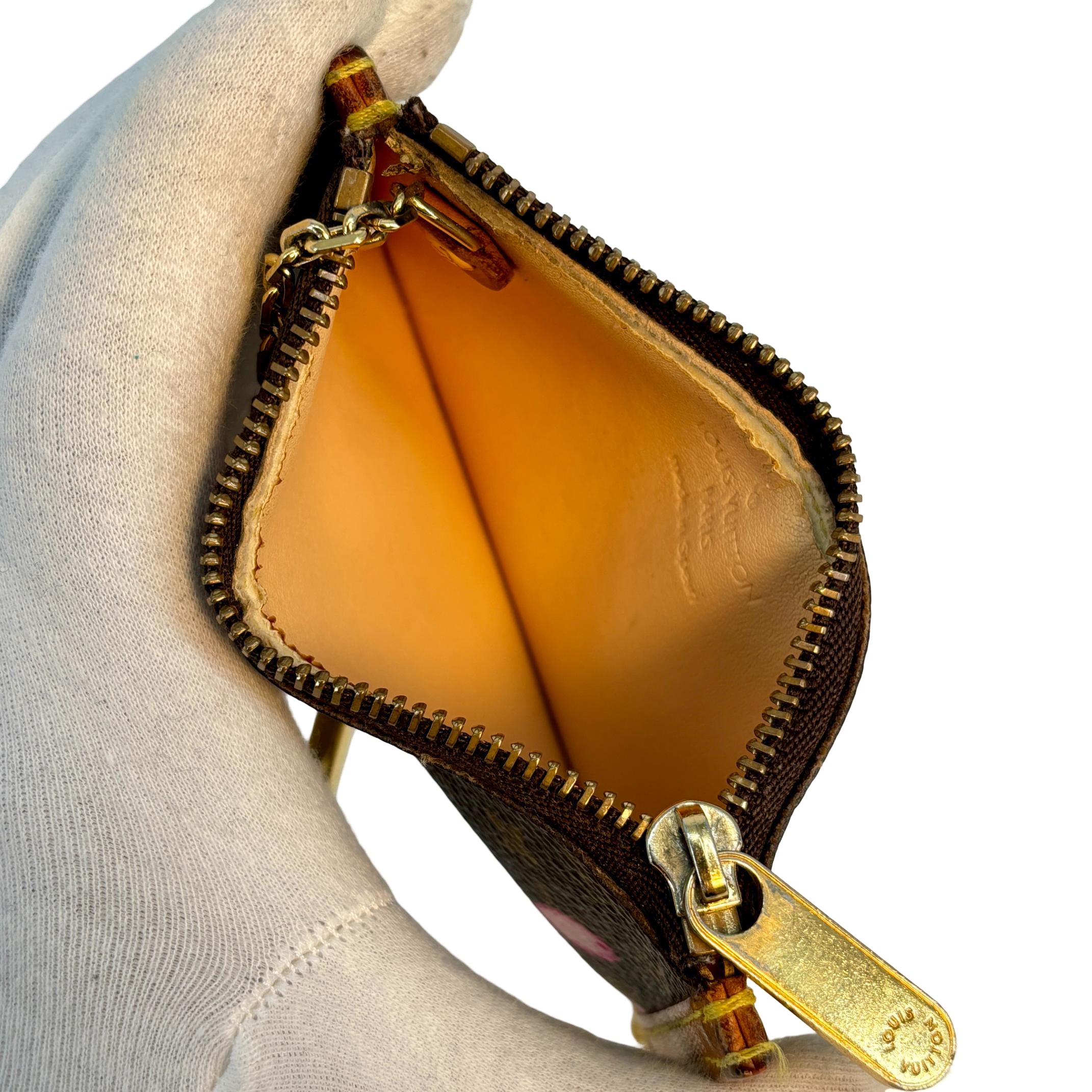 Louis Vuitton Takashi Murakami Pochette Cles Key Pouch Cherry Blossom