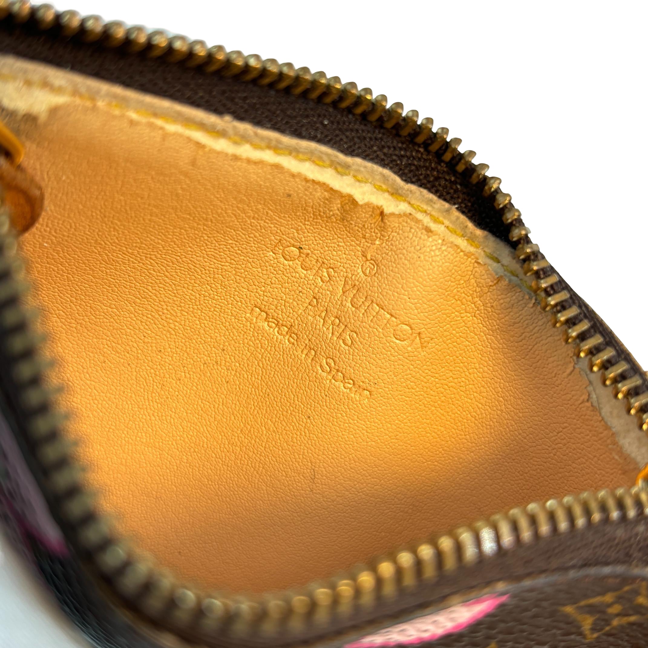 Louis Vuitton Takashi Murakami Pochette Cles Key Pouch Cherry Blossom