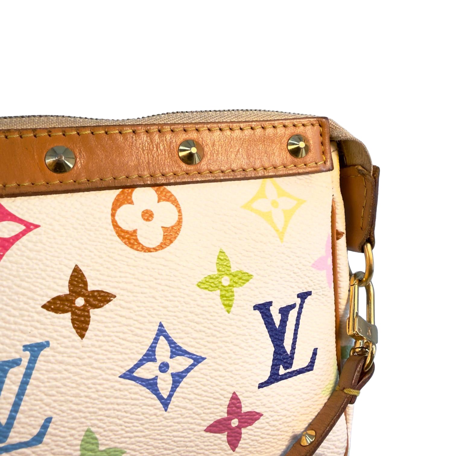 Louis Vuitton Pochette Accessoires Murakami Multicolor Canvas