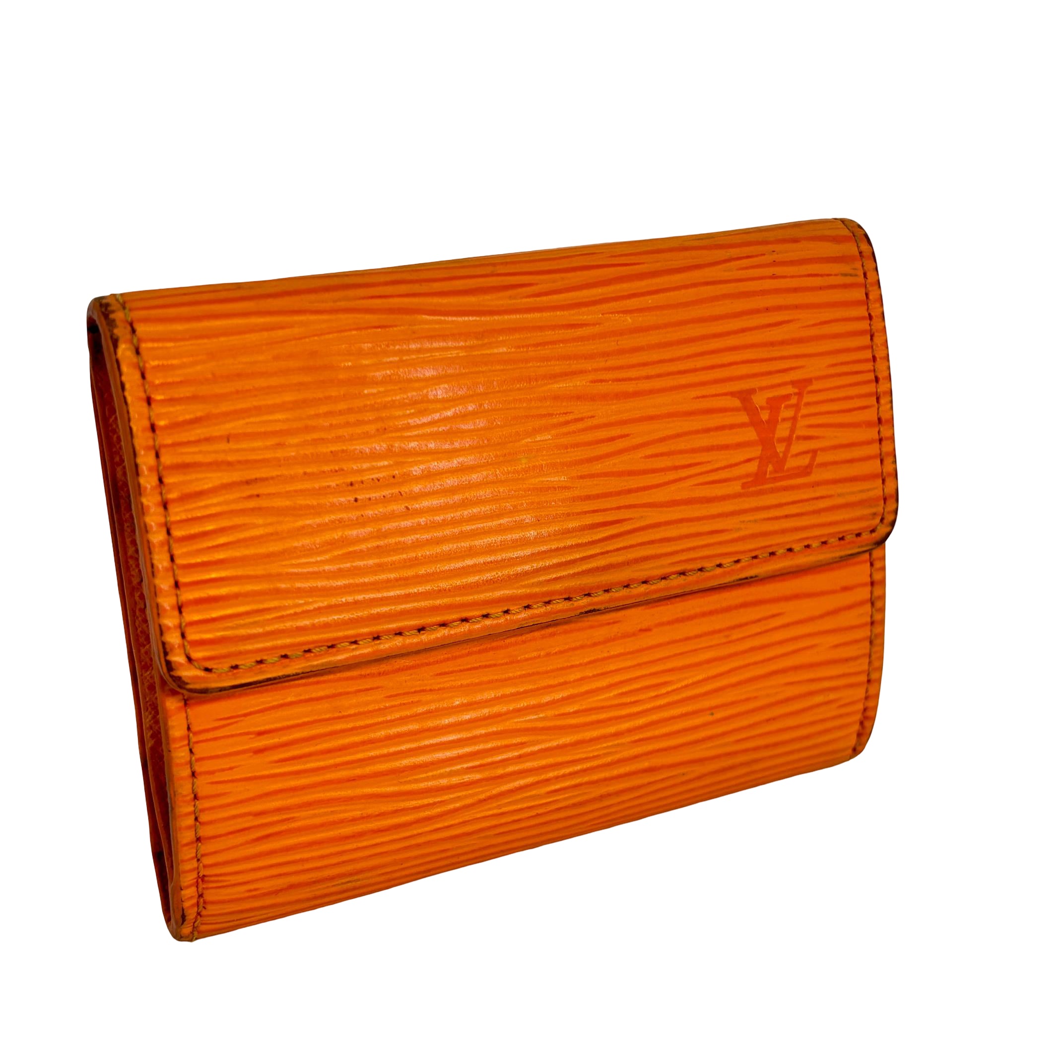 Louis Vuitton Ludlow Wallet Orange Epi Leather