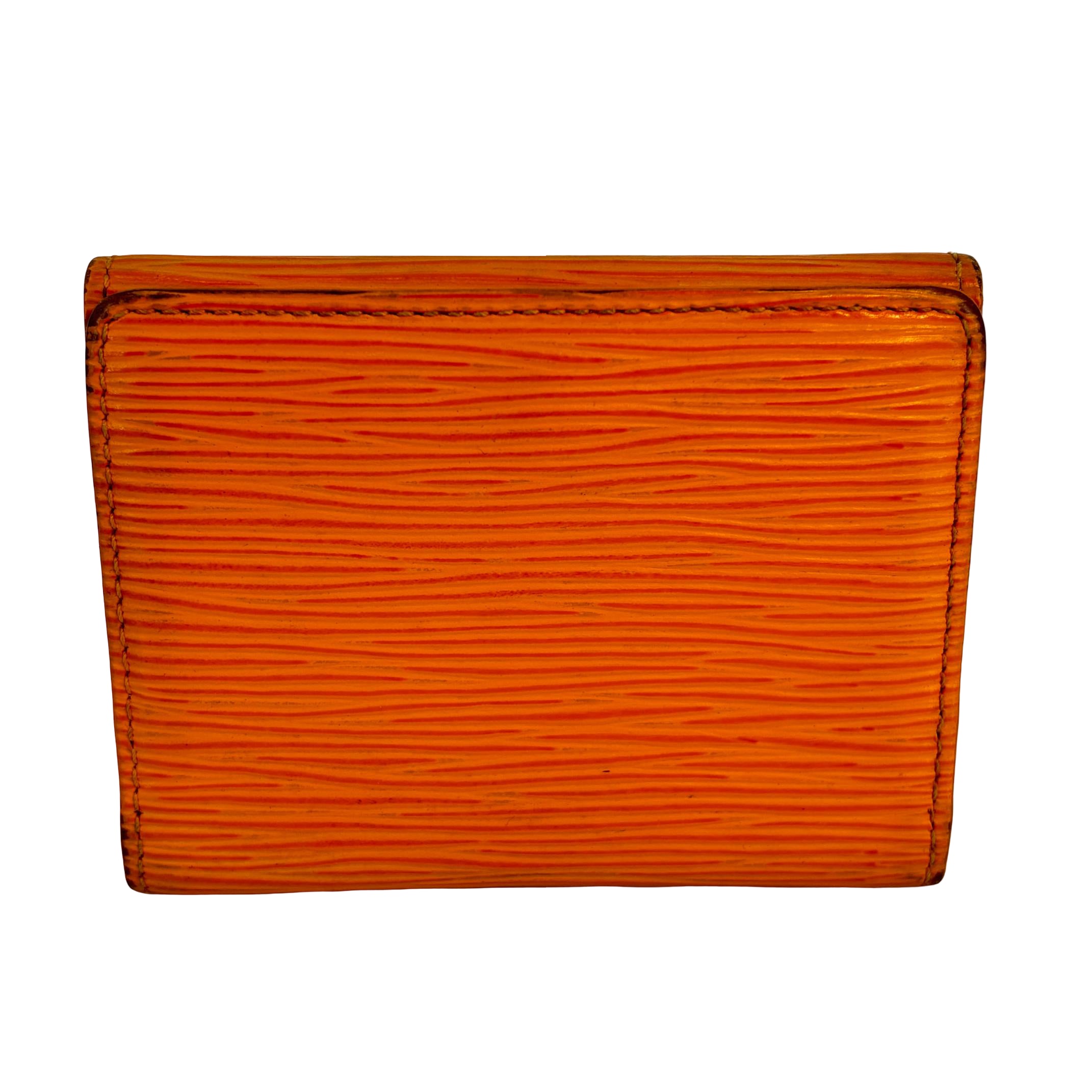 Louis Vuitton Ludlow Wallet Orange Epi Leather