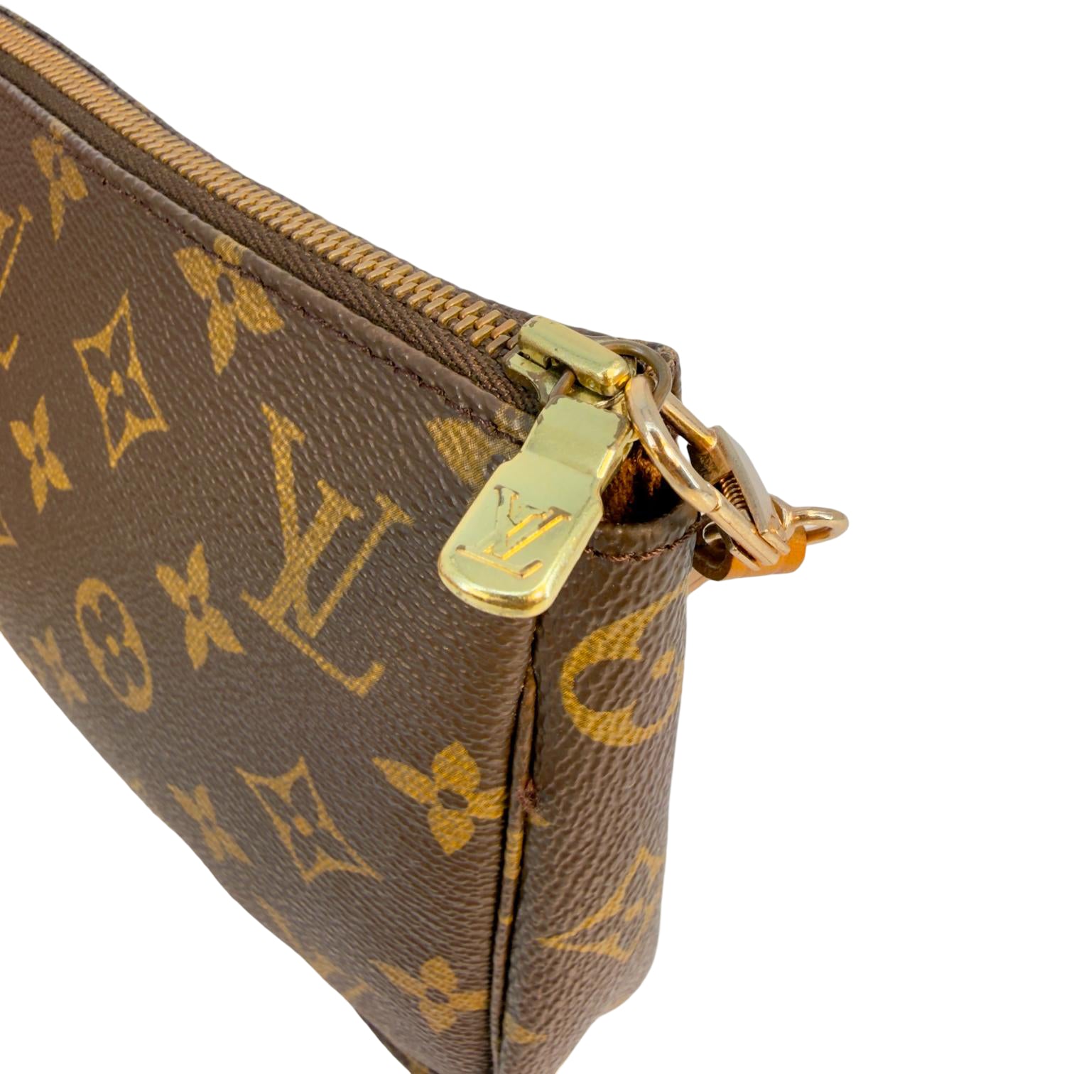 Louis Vuitton Pochette Accessoires Braun Monogram Canvas