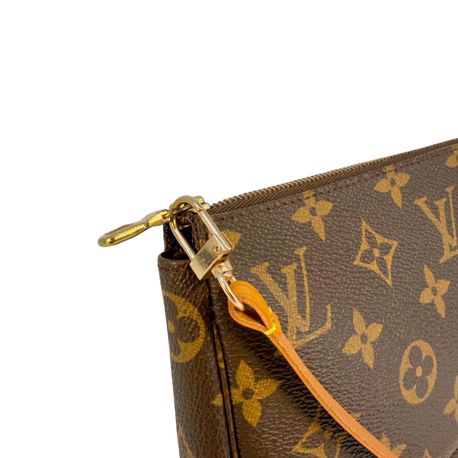 Louis Vuitton Pochette Accessoires Braun Monogram Canvas