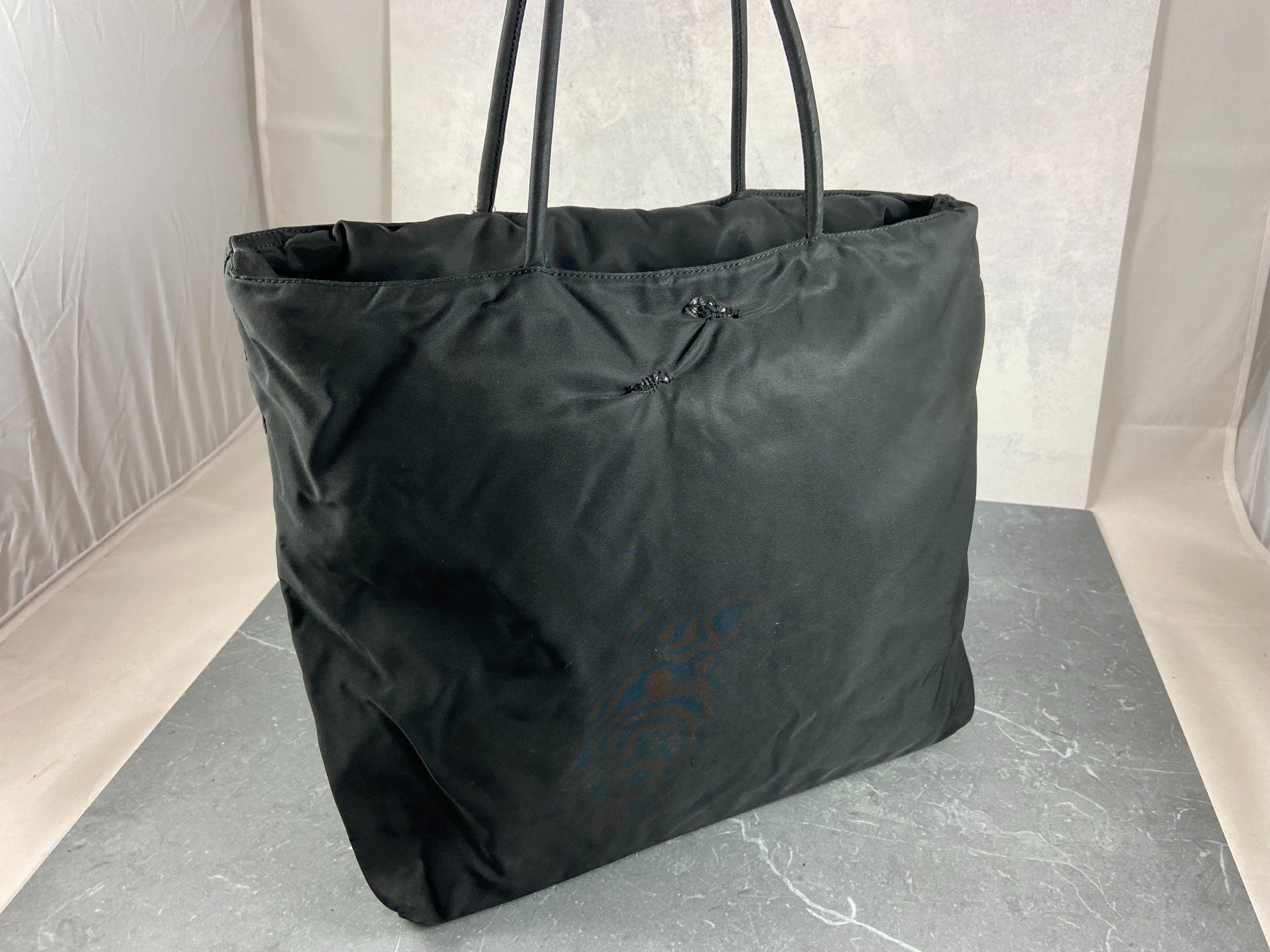 Prada Tessuto Nylon Hand / Tote Bag Black