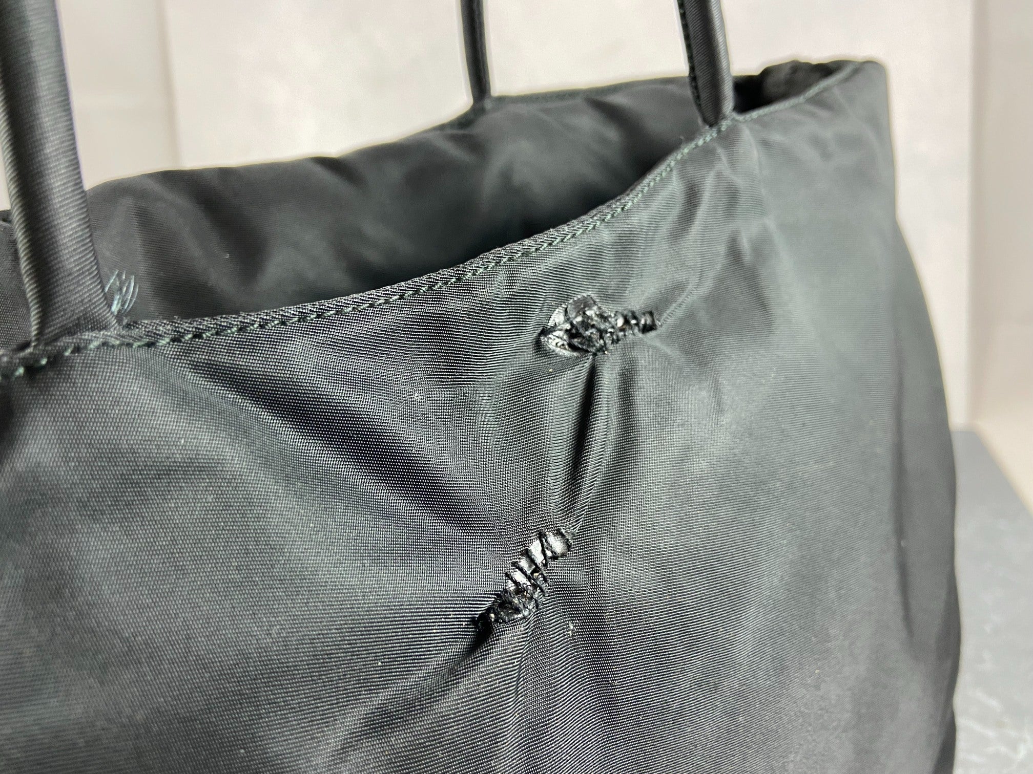 Prada Tessuto Nylon Hand / Tote Bag Black