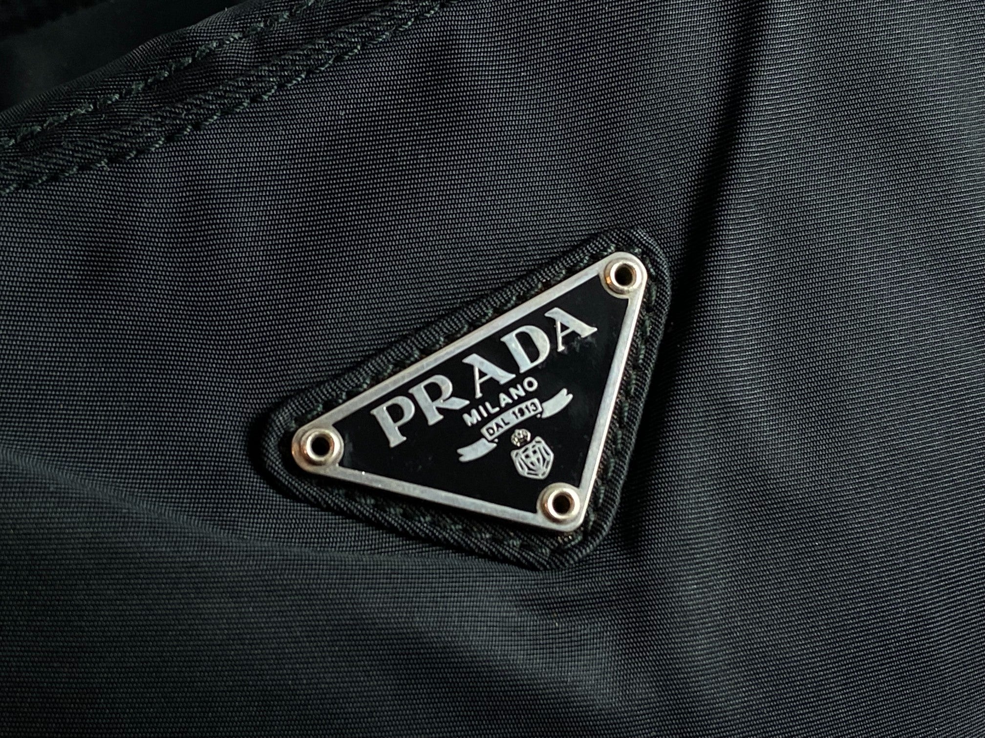 Prada Tessuto Nylon Hand / Tote Bag Black