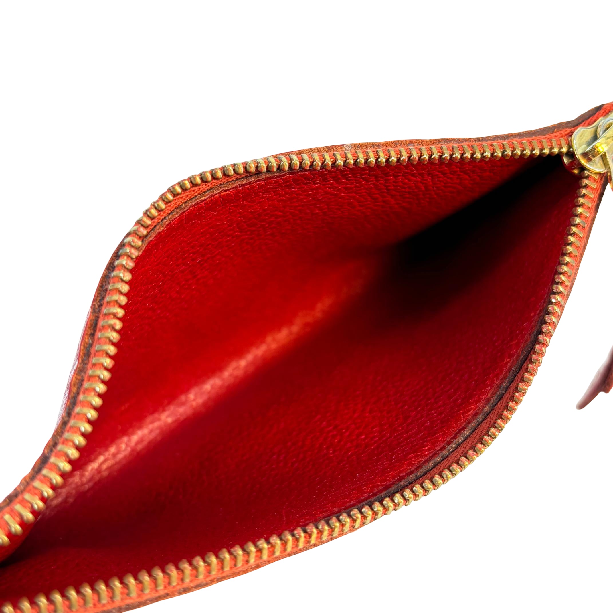 Louis Vuitton Sarah Wallet Red Empreinte Leather